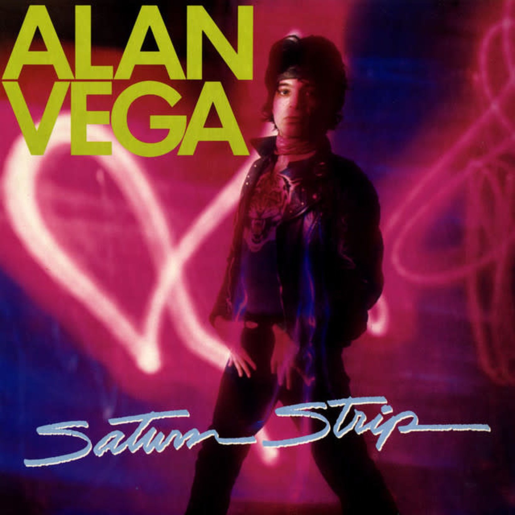 [New] Alan Vega - Saturn Strip (highlighter yellow vinyl)