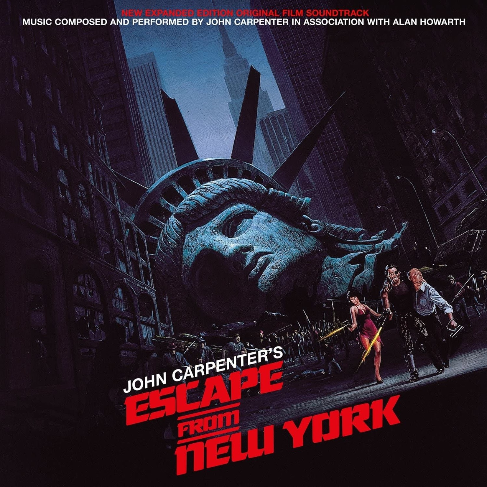 [New] Carpenter, John: Escape From New York (2LP, soundtrack, red vinyl) [SILVA SCREEN]
