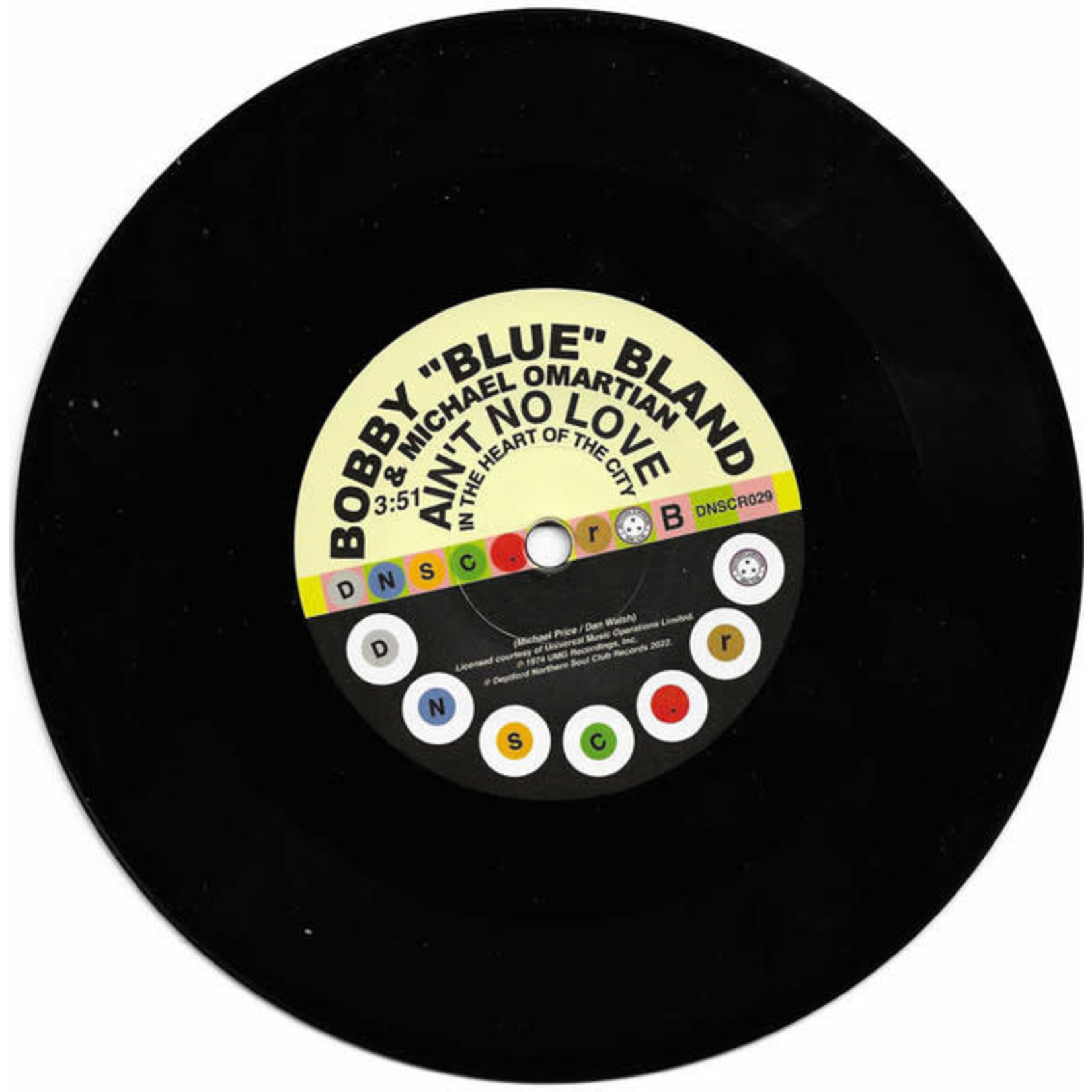 [7"] Hesitations / Bobby Blue Bland - Soul Superman b/w Ain't No Love in the Heart of the City (7")