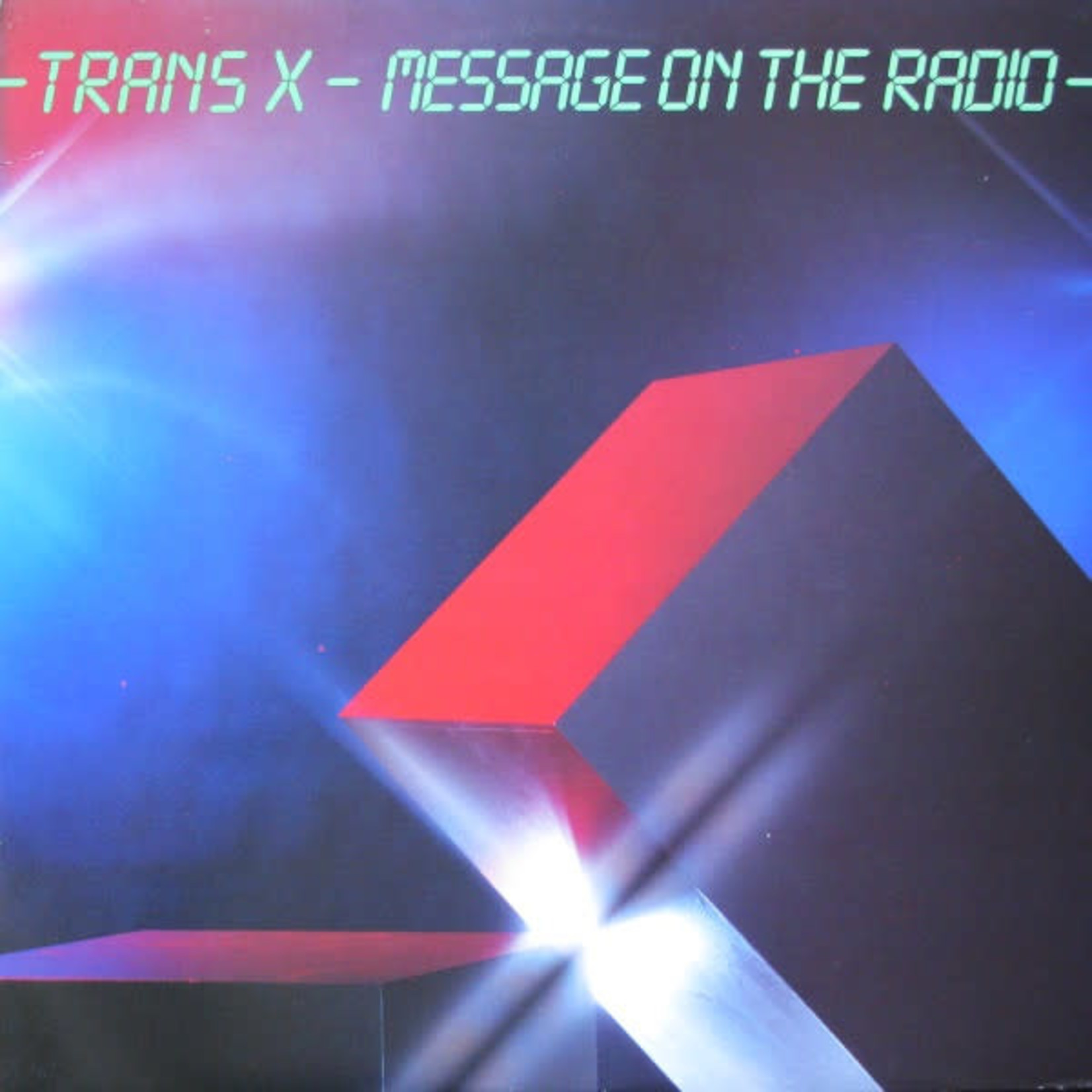 [Vintage Vinyl] Trans X - Message on the Radio