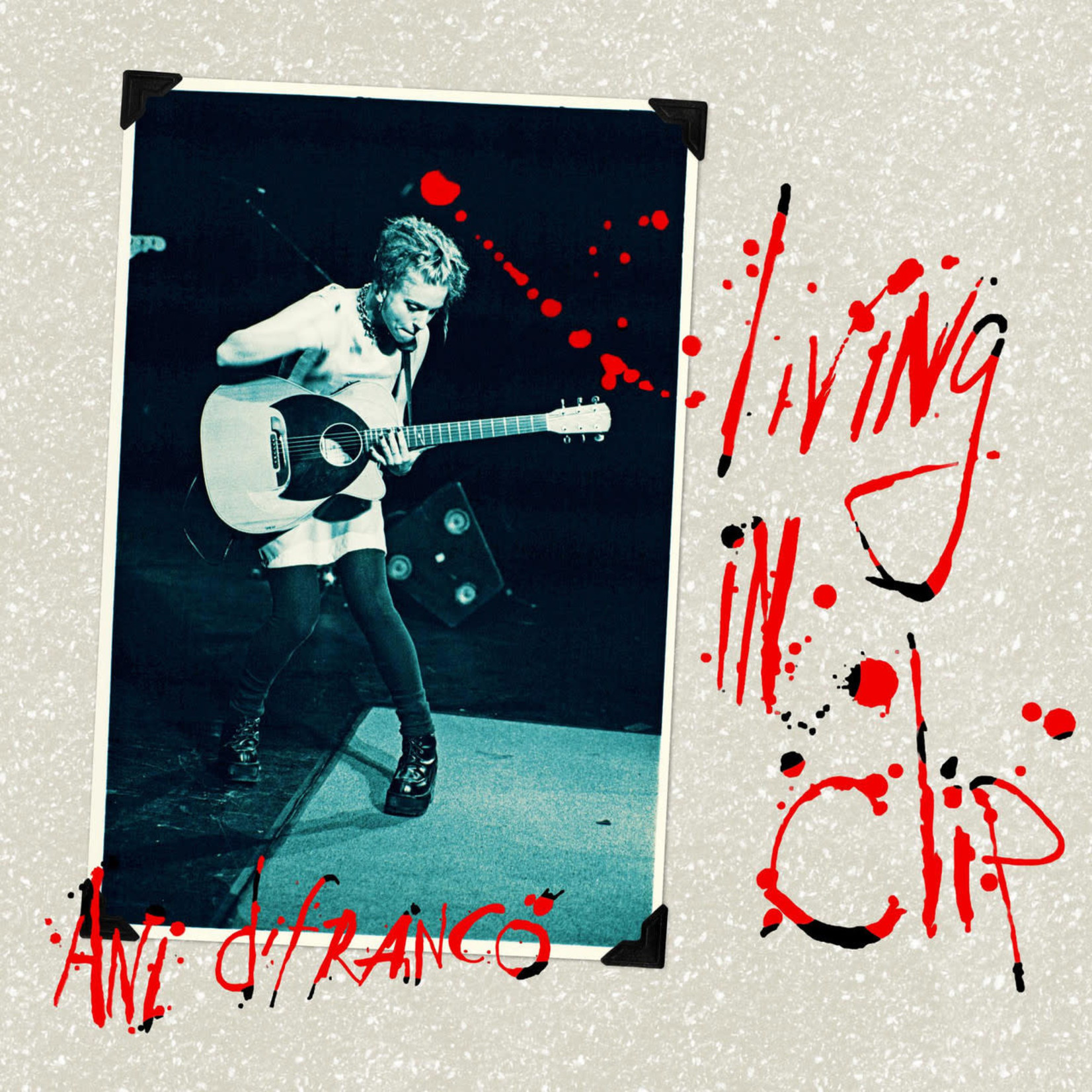 [New] Ani DiFranco - Living In Clip (3LP, 25th Anniversary, red smoke vinyl)
