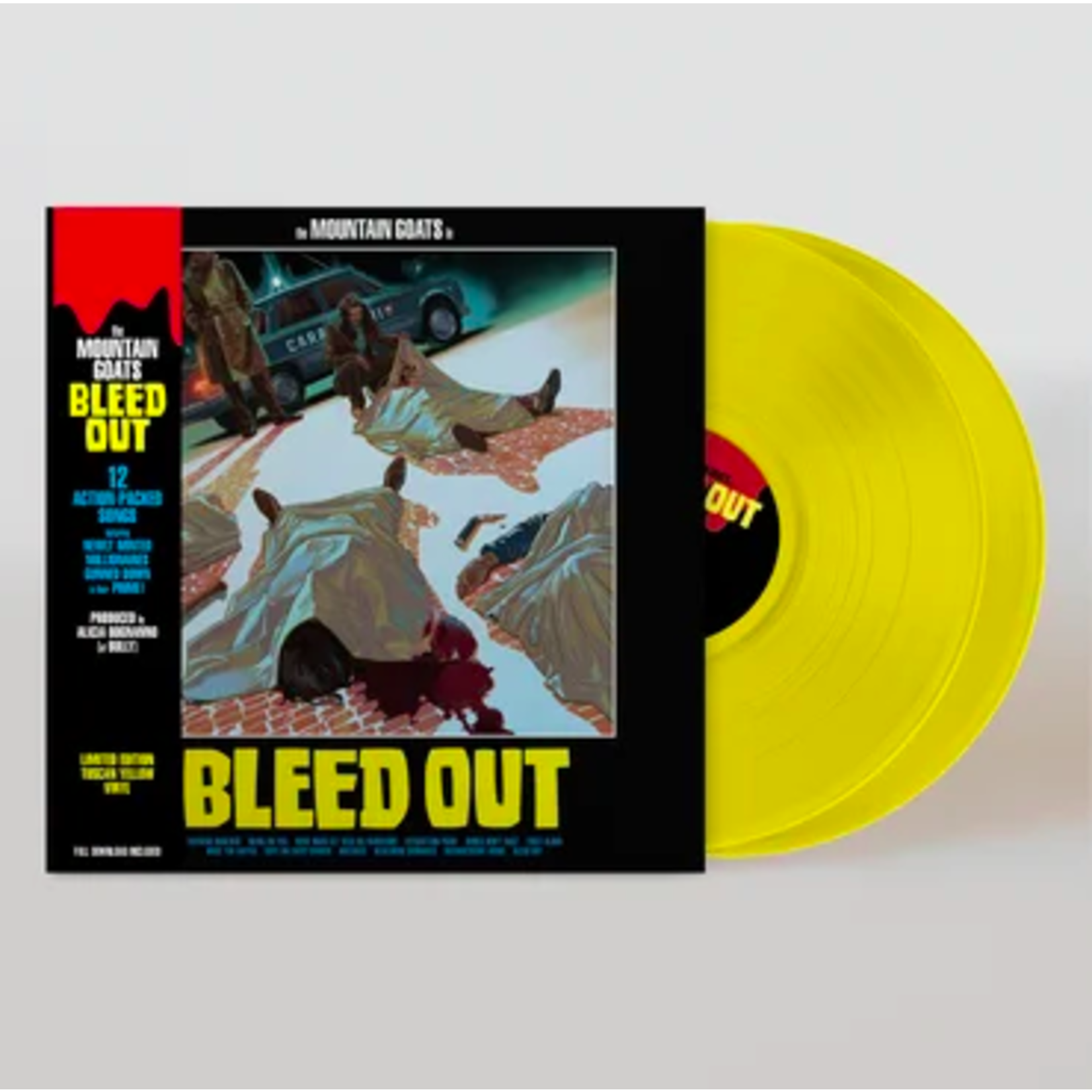 [New] Mountain Goats - Bleed Out (2LP, yellow vinyl w/ OBI strip)