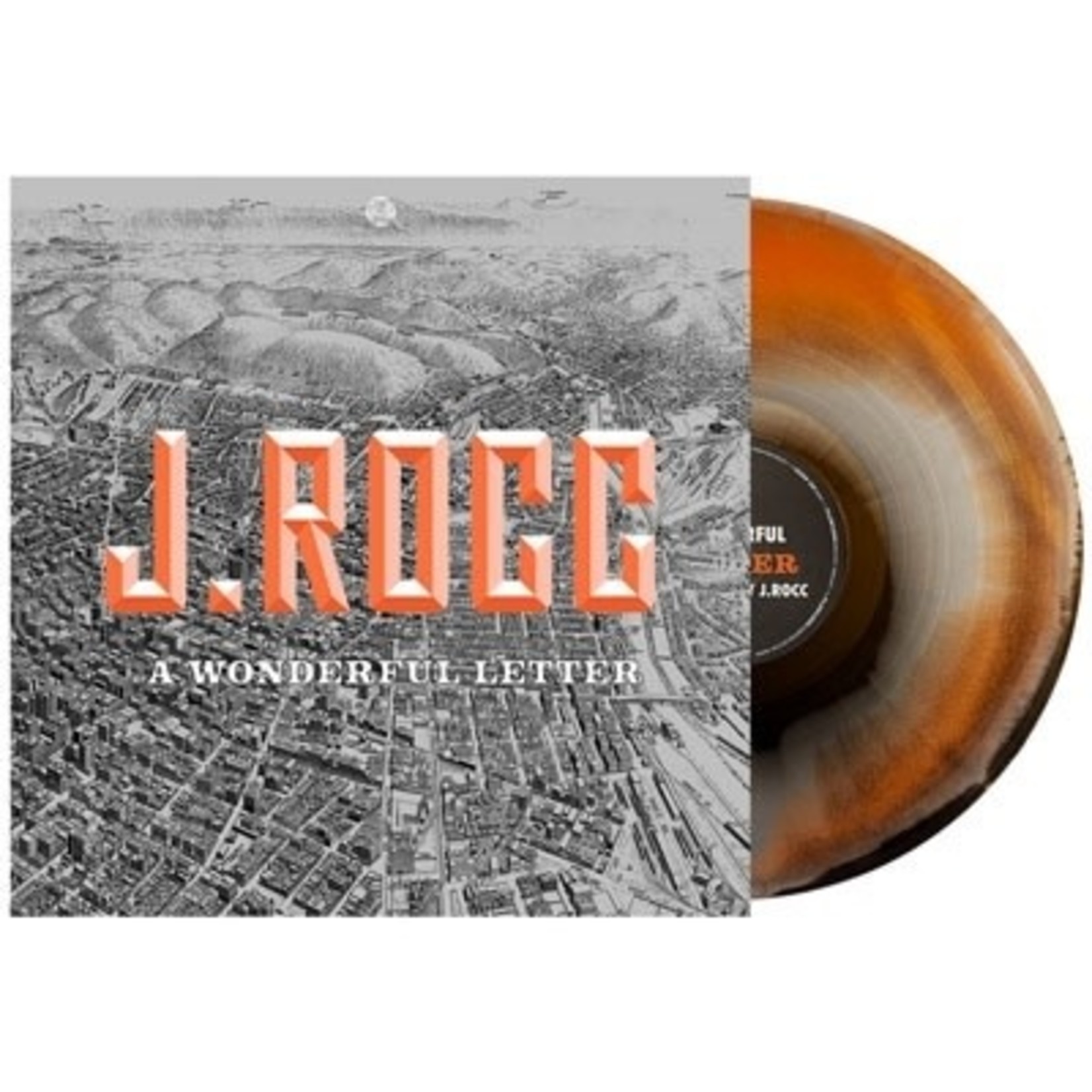 [New] J. Rocc - A Wonderful Letter (indie exclusive, smoke & orange vinyl)