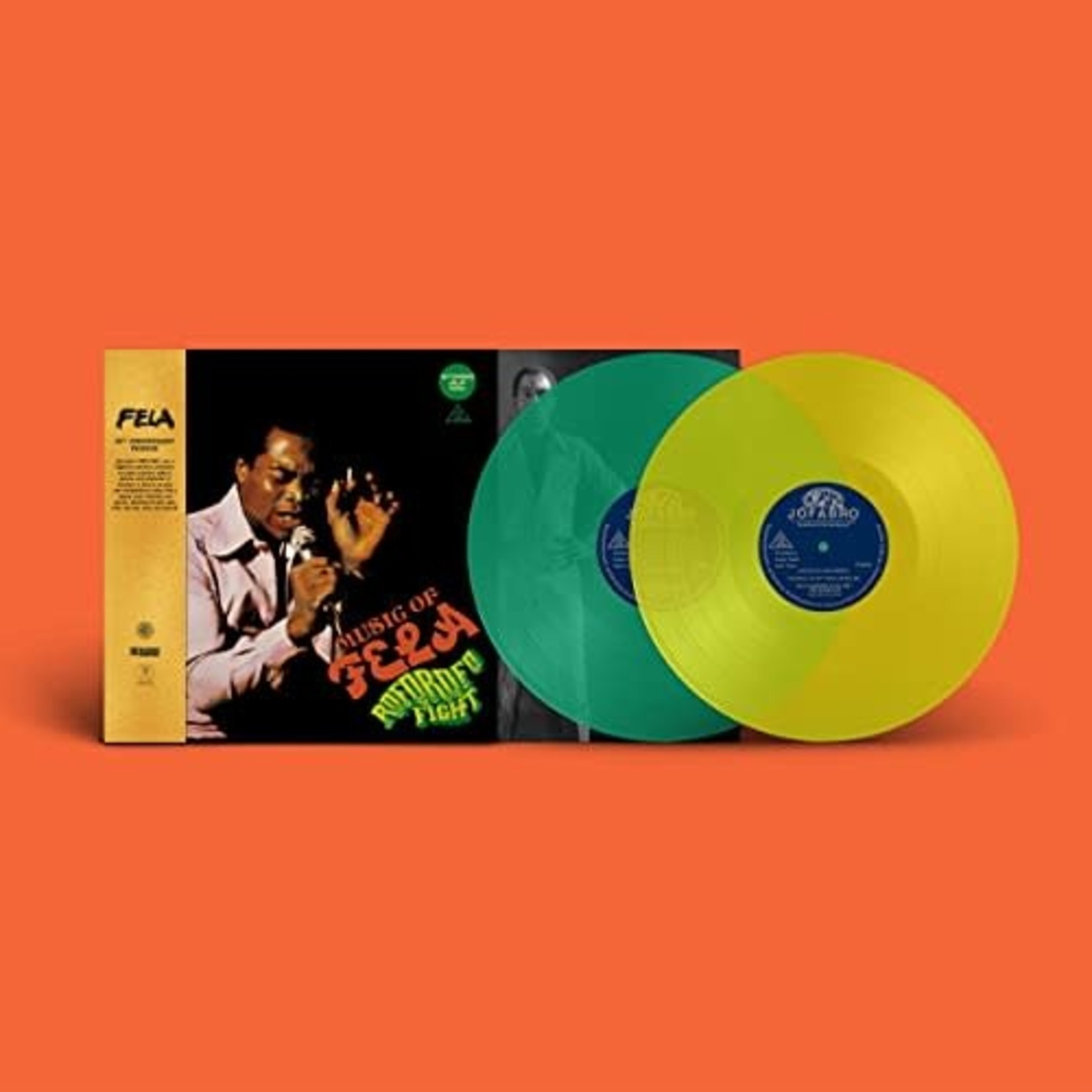 [New] Fela Kuti - Roforofo Fight (2LP, translucent lime & yellow color vinyl)