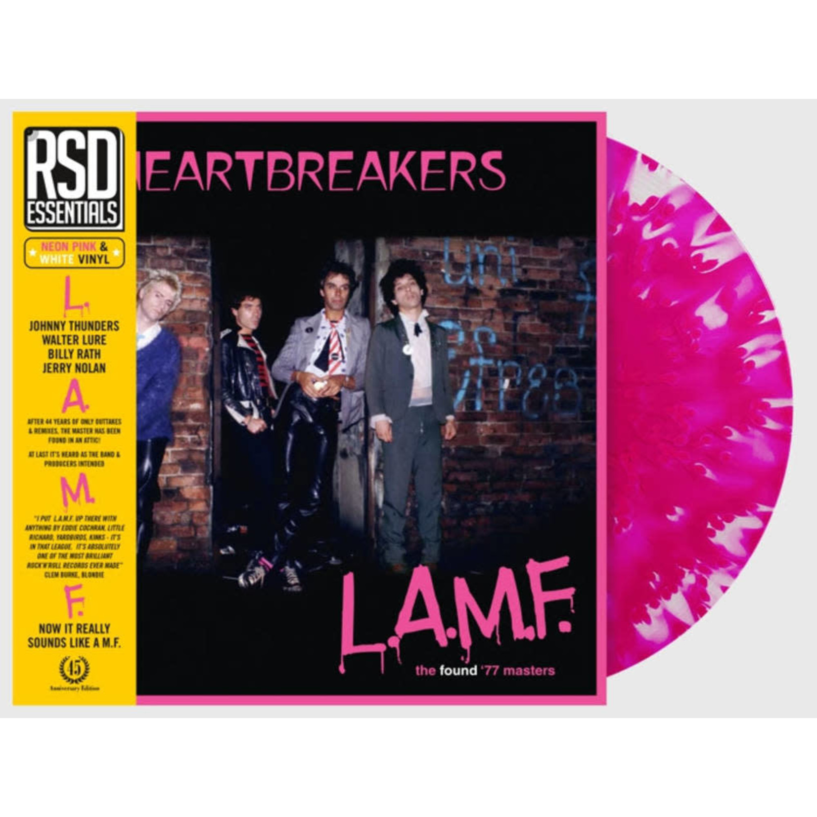 [New Vinyl] Heartbreakers - L.A.M.F.: The Found '77 Masters (RSD Essentials, neon pink & white vinyl)