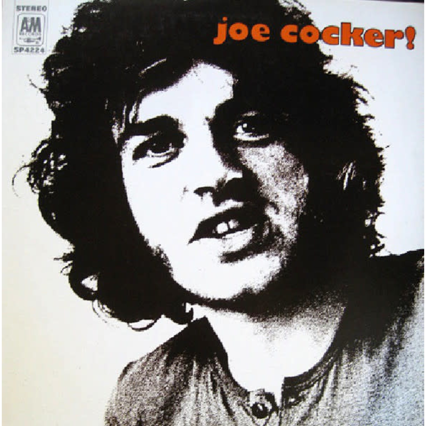 [Vintage] Joe Cocker - self-titled (black & white headshot)