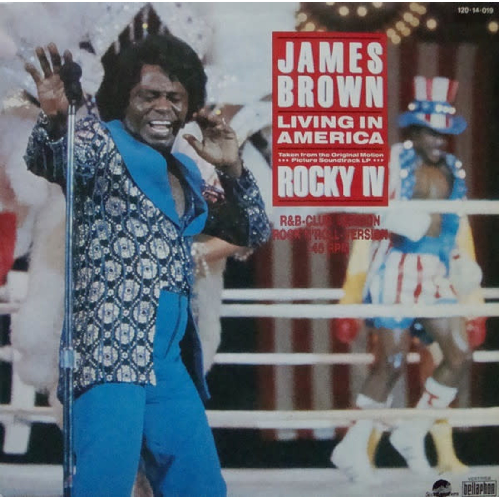 [Vintage] James Brown - Living in America (12", soundtrack, Rocky IV)