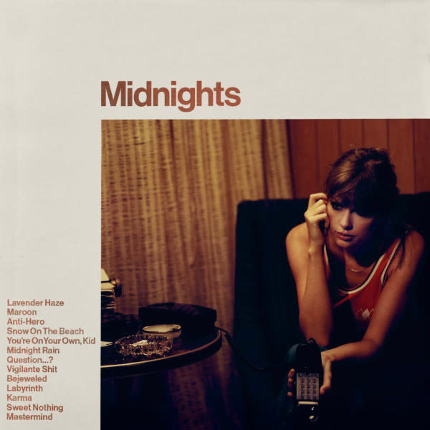 [New Vinyl] Taylor Swift - Midnights (blood moon orange marbled)