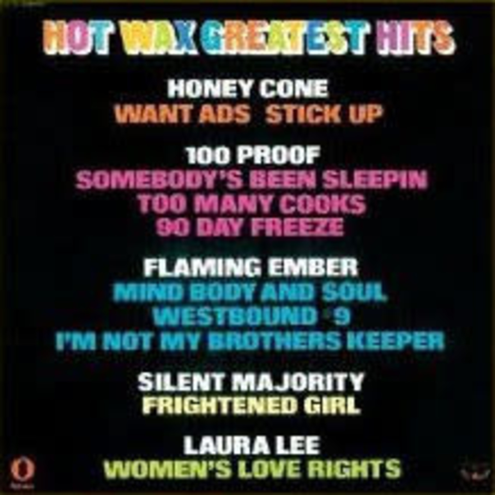 [Vintage Vinyl] Various Artists - Hot Wax Greatest Hits
