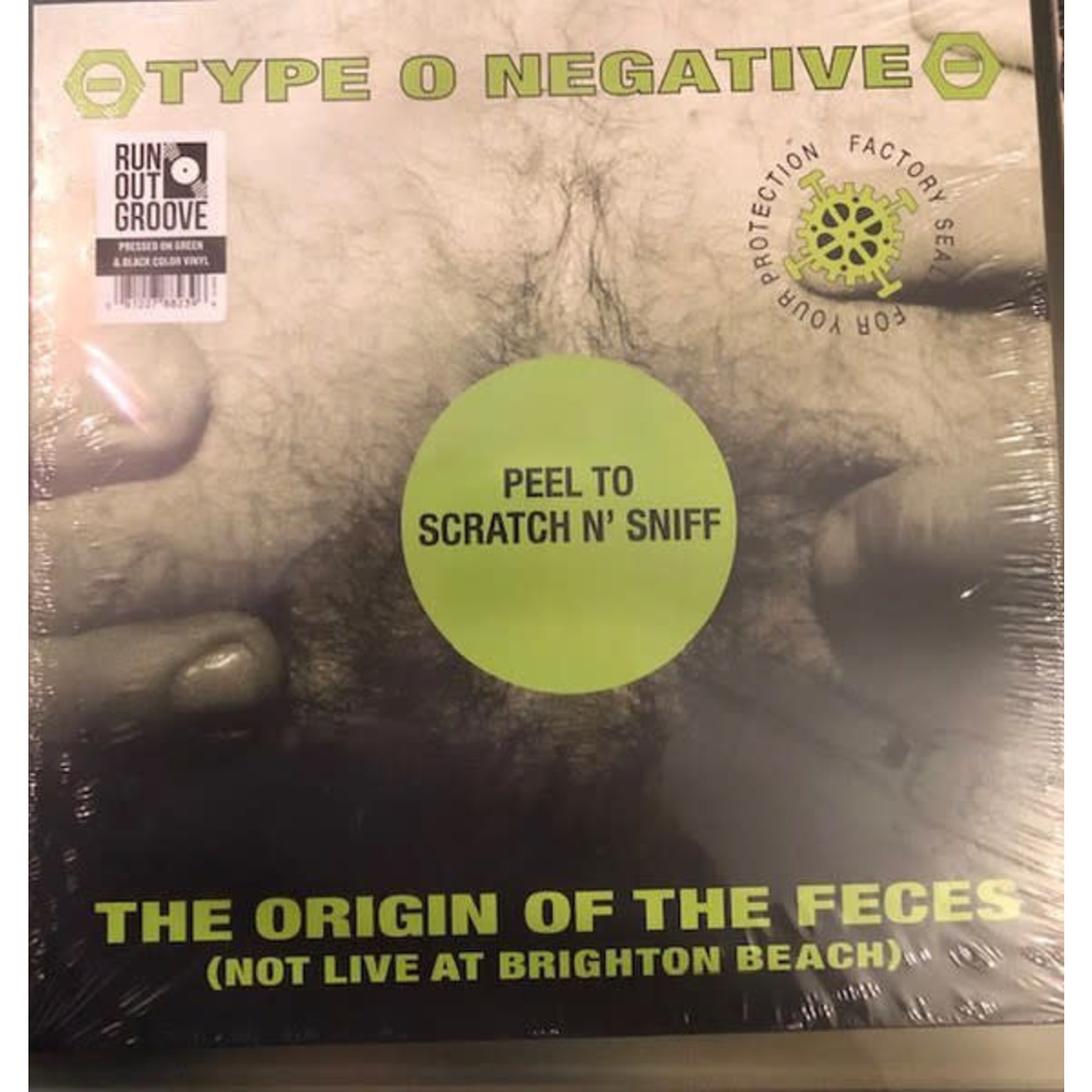 [New] Type O Negative - The Origin of the Feces (2LP, 30th Anniversary, green & black vinyl)