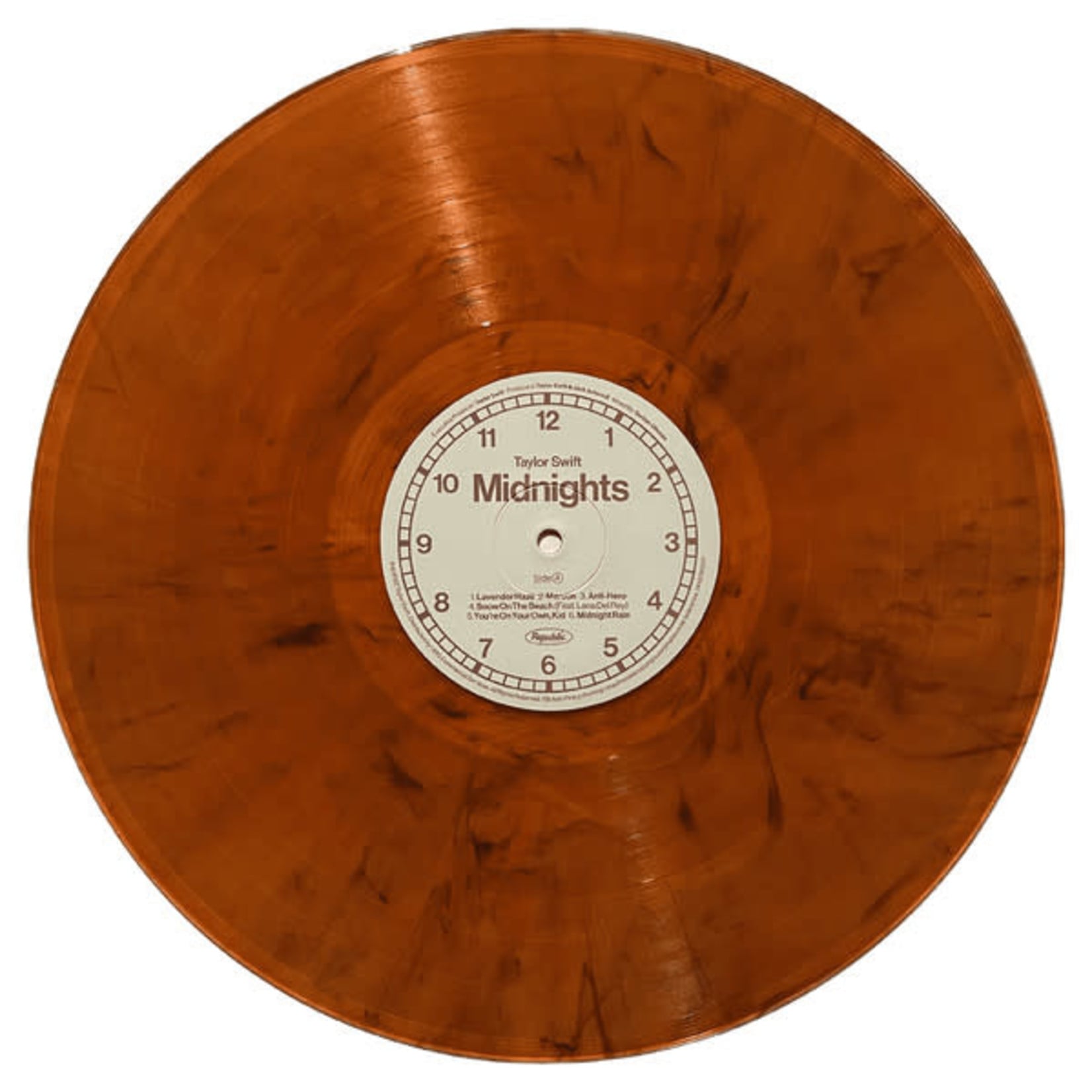 [New Vinyl] Taylor Swift - Midnights (blood moon orange marbled)
