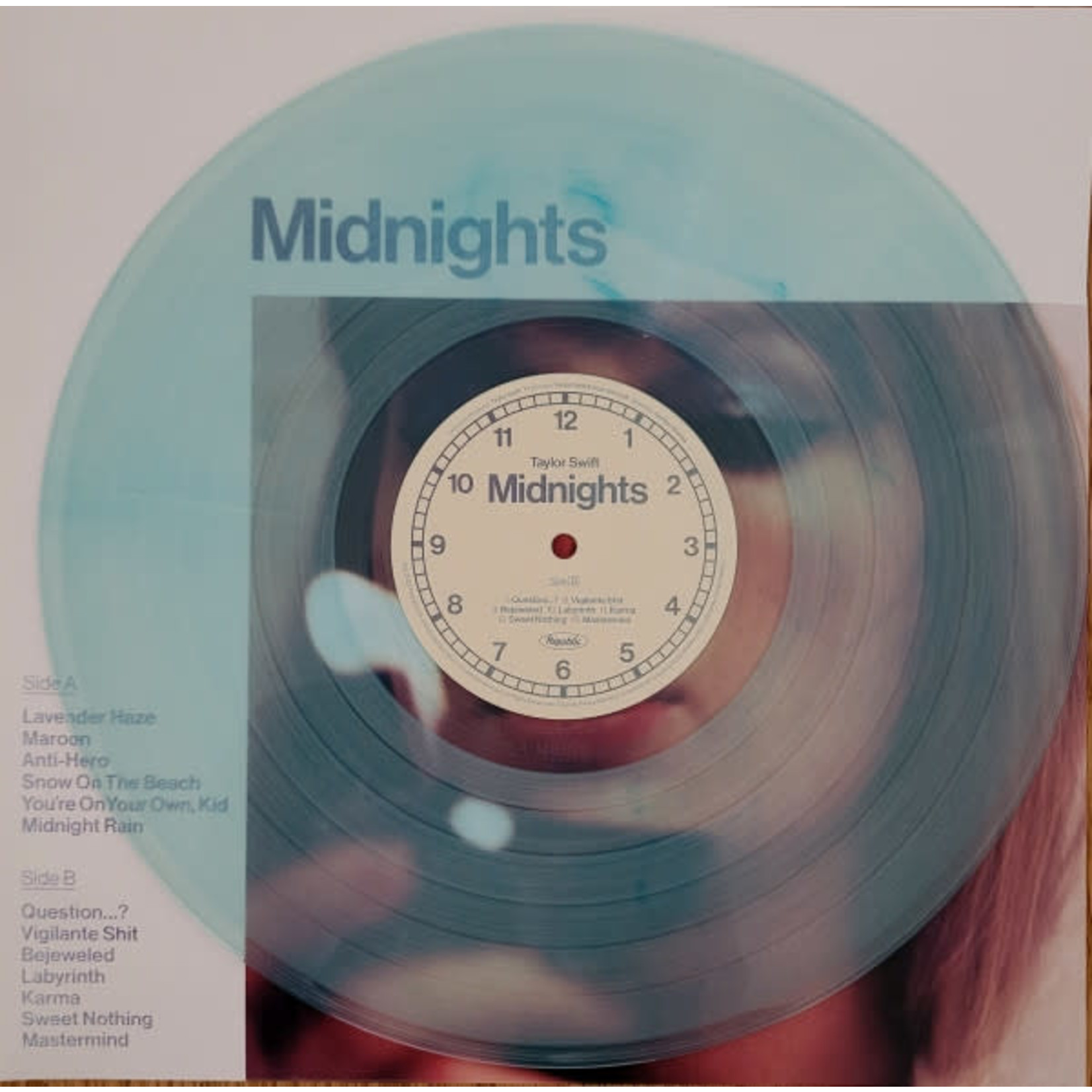 [New Vinyl] Taylor Swift - Midnights (Moonstone Blue Marbled vinyl)
