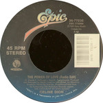 [Kollectibles] Dion, Celine: The Powerof Love (radio edit) / No Living Without You [7"]