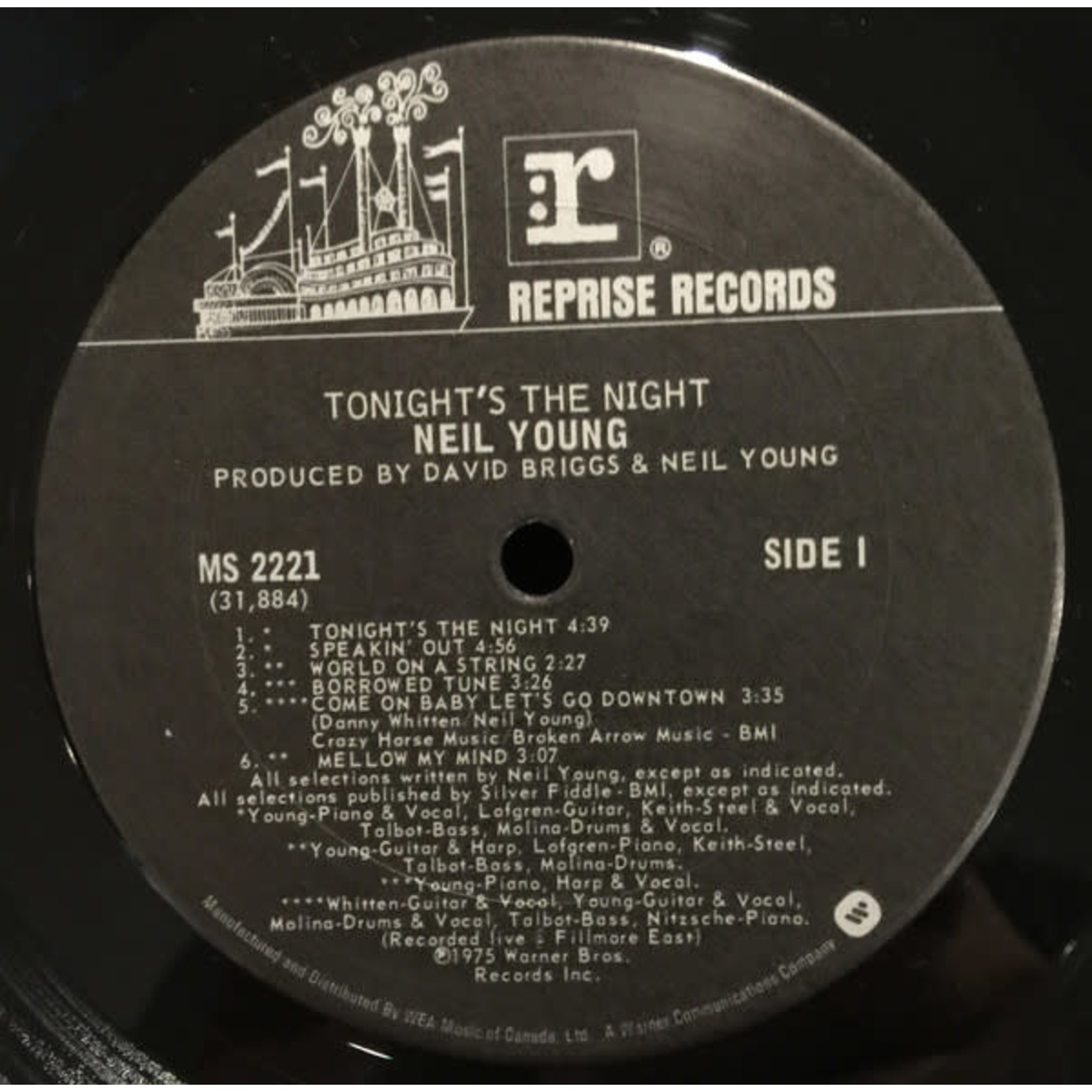 [Kollectible Vinyl] Neil Young - Tonight's the Night (w/ insert, Disc: VG+, Sleeve: VG)