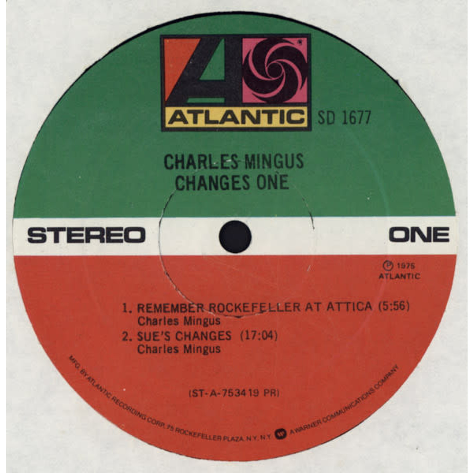 [Vintage] Mingus, Charles: Changes One (company inner) [KOLLECTIBLE]