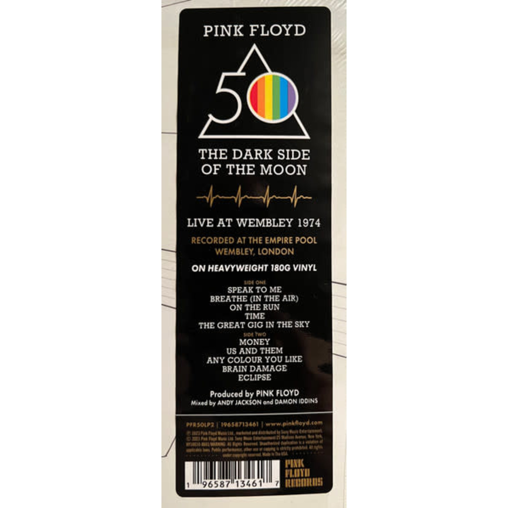 [New Vinyl] Pink Floyd - The Dark Side of The Moon - Live At Wembley Empire Pool, London, 1974