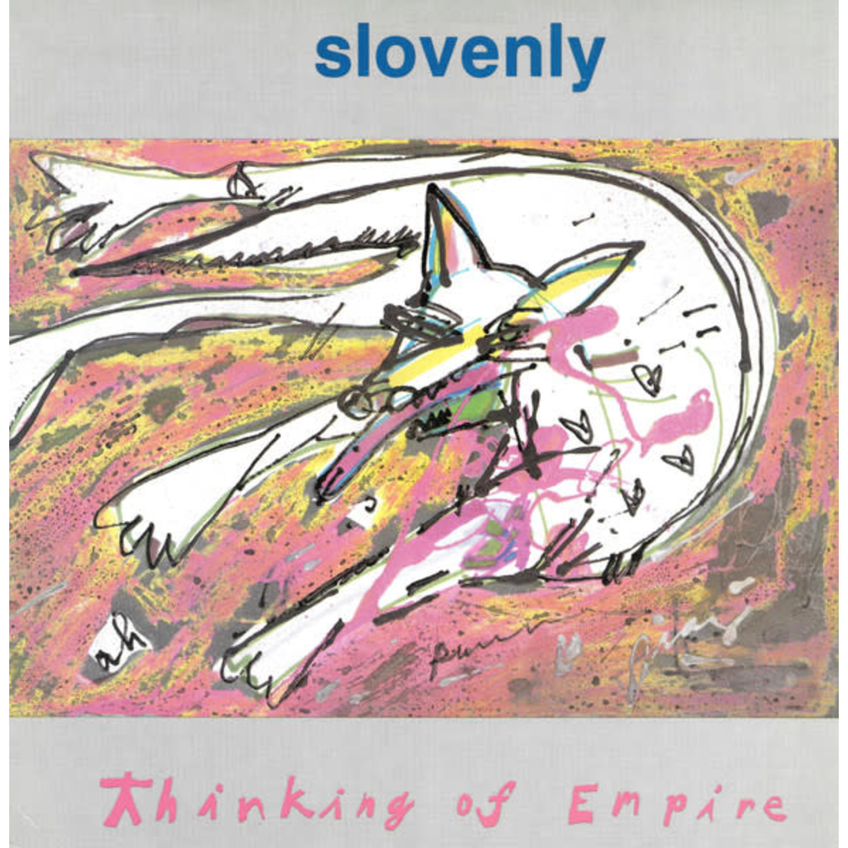 [Kollectible Vinyl] Slovenly - Thinking of Empire (LP,  1986 Us, Cover G+/Media VG+, Radio Station Copy, w/ Insert)