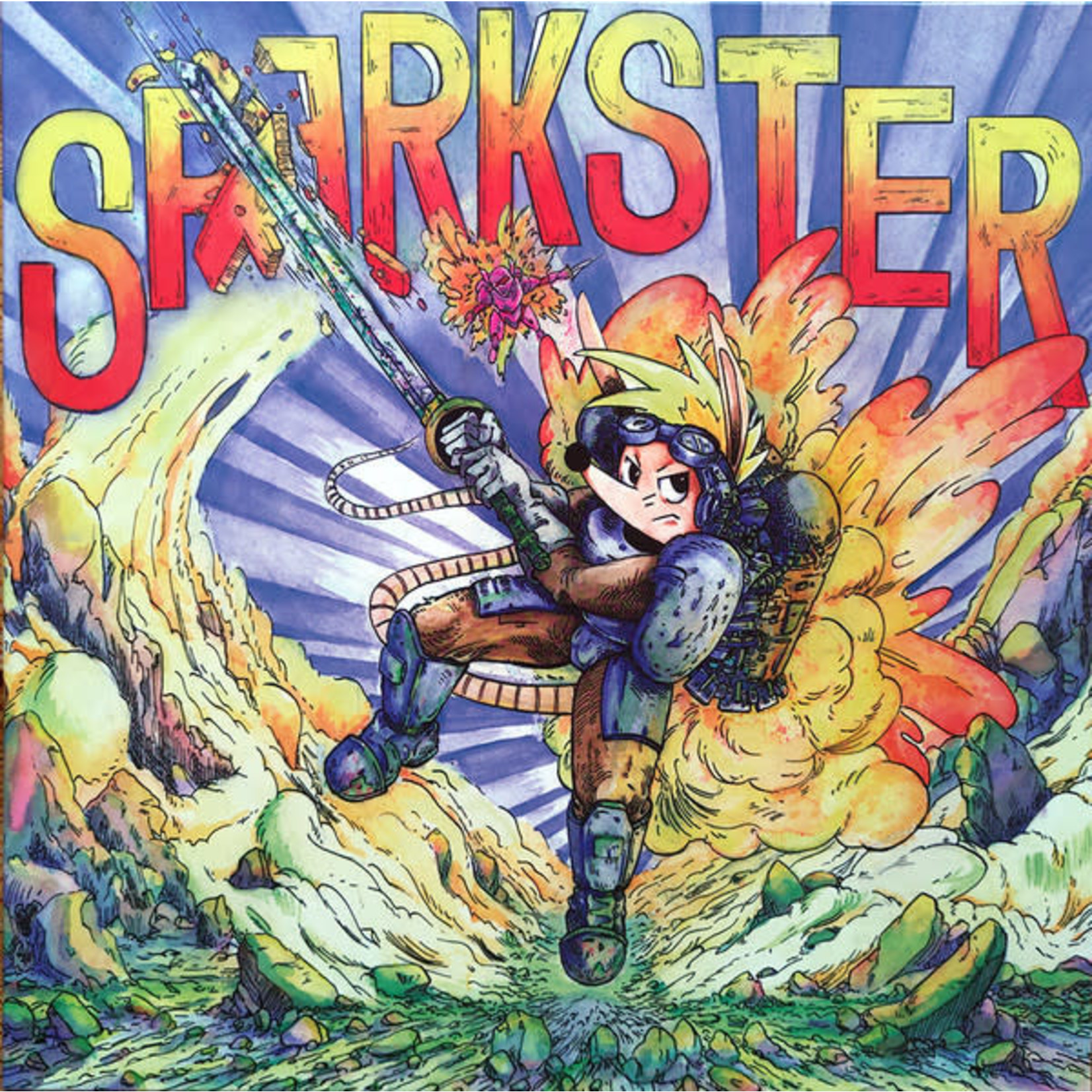 [Kollectibles] Konami Kukeiha Club - Sparkster (2020 US, Clear Vinyl w/ Poster, Cover VG+/Disc VG+)