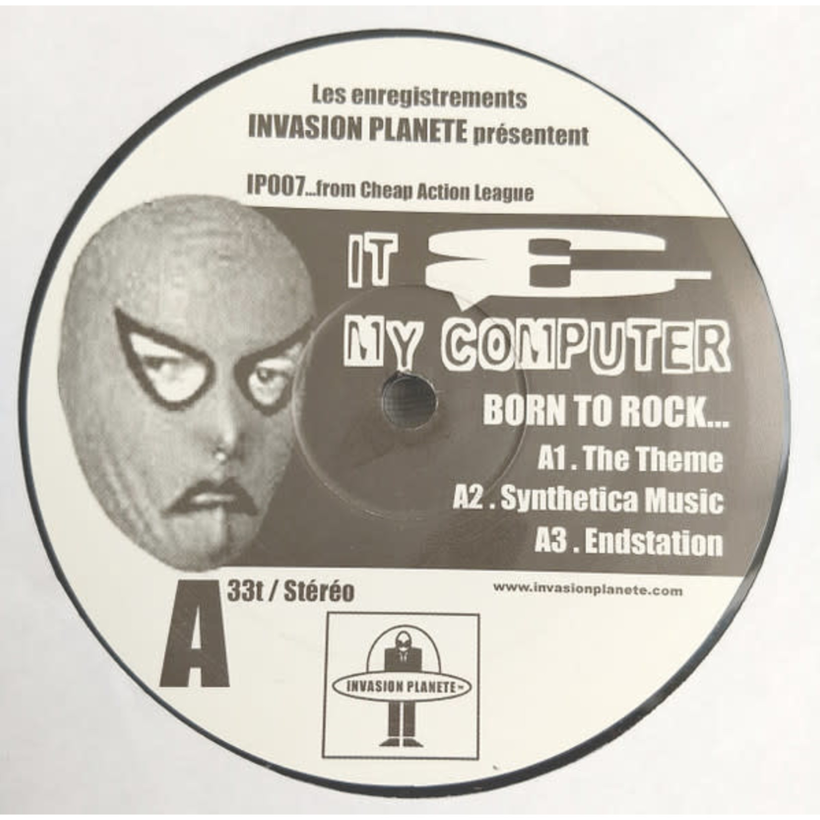 [Kollectible Vinyl] It & My Computer / Porn.Darsteller - From Cheap Action League (12"EP, 2001 France, Limited Edition, Disc VG)