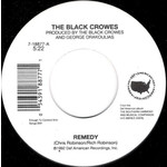 [7"] Black Crowes - Remedy b/w Darling of The Underground Press (7", 1992 US, white label, Disc VG+)