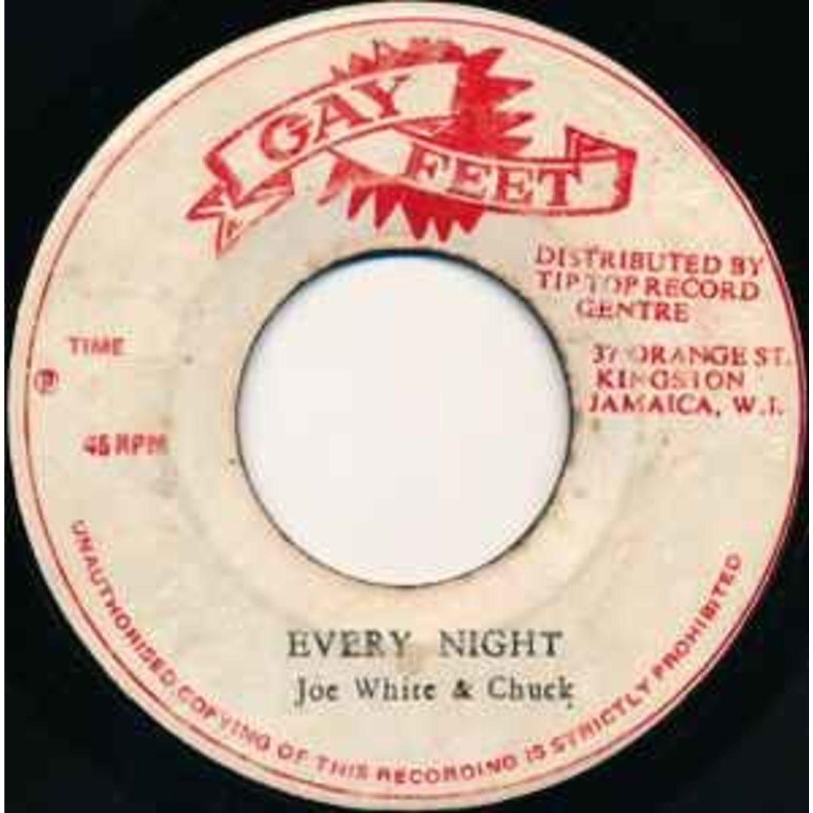 [7"] Baba Brooks & His Recording Band - Everynight b/w 1st Session (7", Disc VG+)