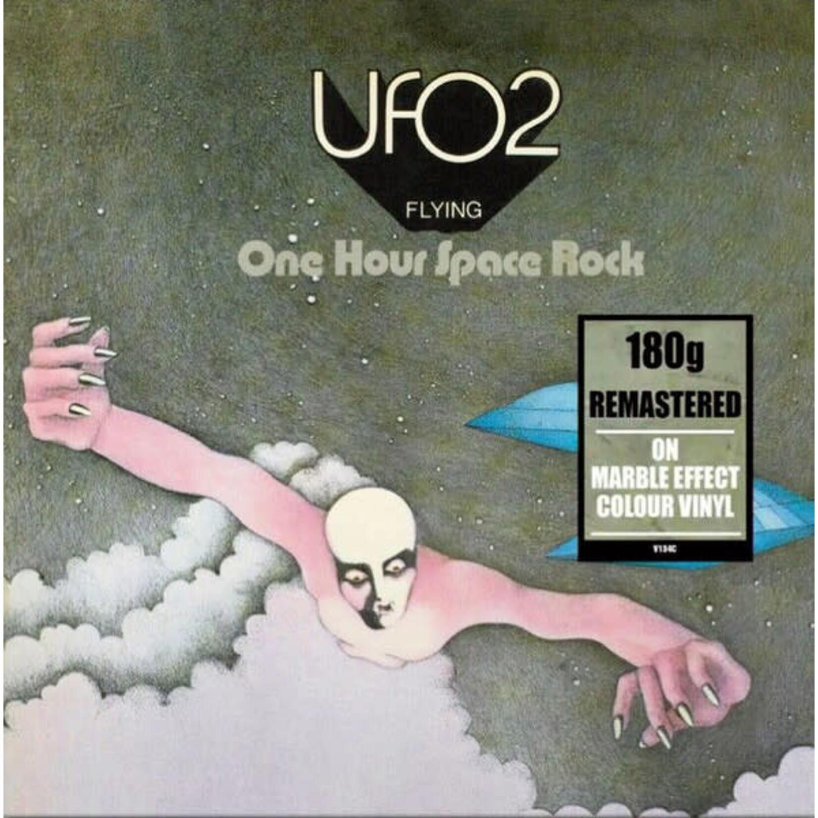 [New Vinyl] U.F.O. - UFO 2 - Flying, One Hour Space Rock (marbled grey vinyl)