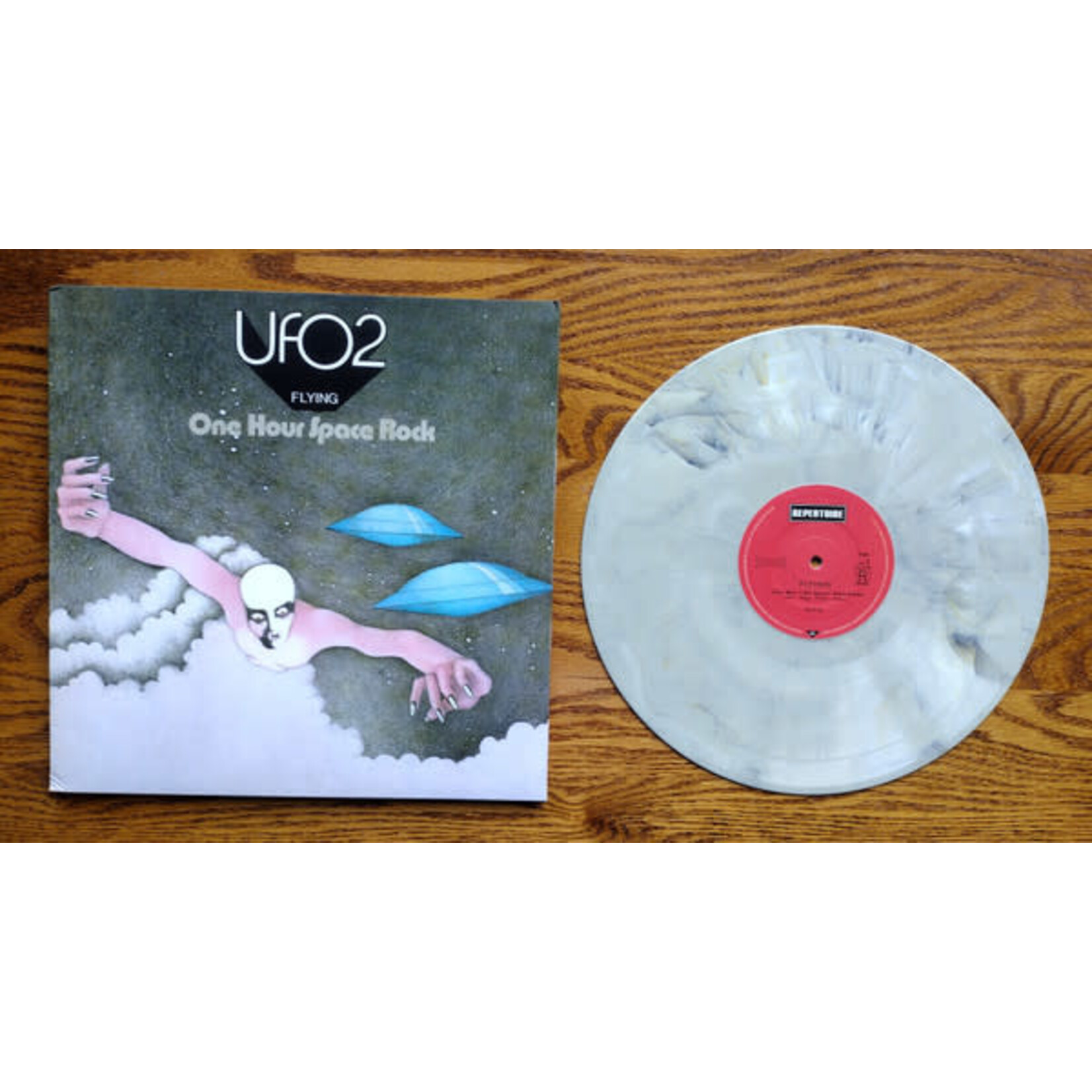 [New Vinyl] U.F.O. - UFO 2 - Flying, One Hour Space Rock (marbled grey vinyl)