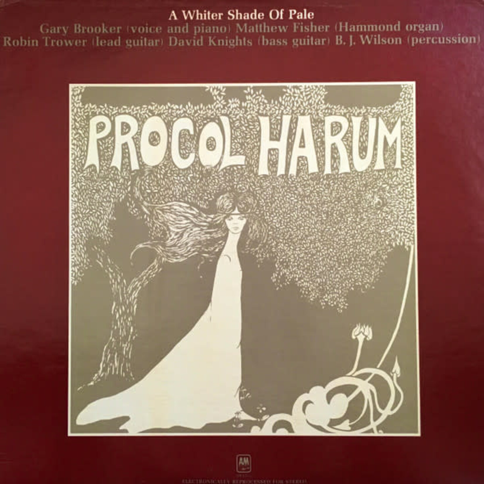 [Vintage Vinyl] Procol Harum - self-titled ("A Whiter Shade of Pale") (reissue with red border)
