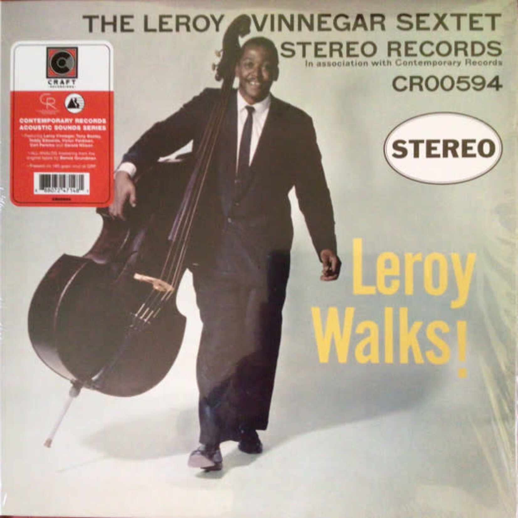 [New Vinyl] Leroy Vinnegar - Leroy Walks! (Contemporary Records Acoustic Sounds series)