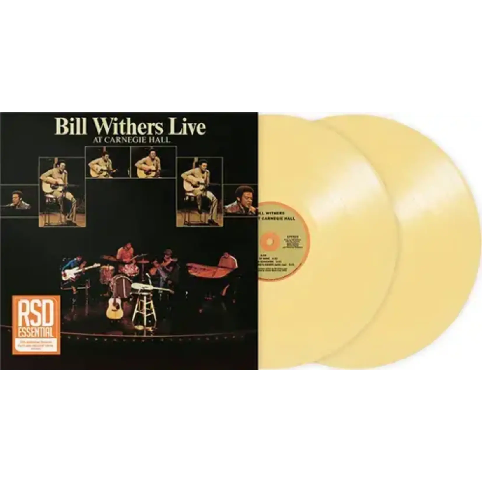[New] Bill Withers - Live At Carnegie Hall (2LP, custard yellow vinyl, indie exclusive)