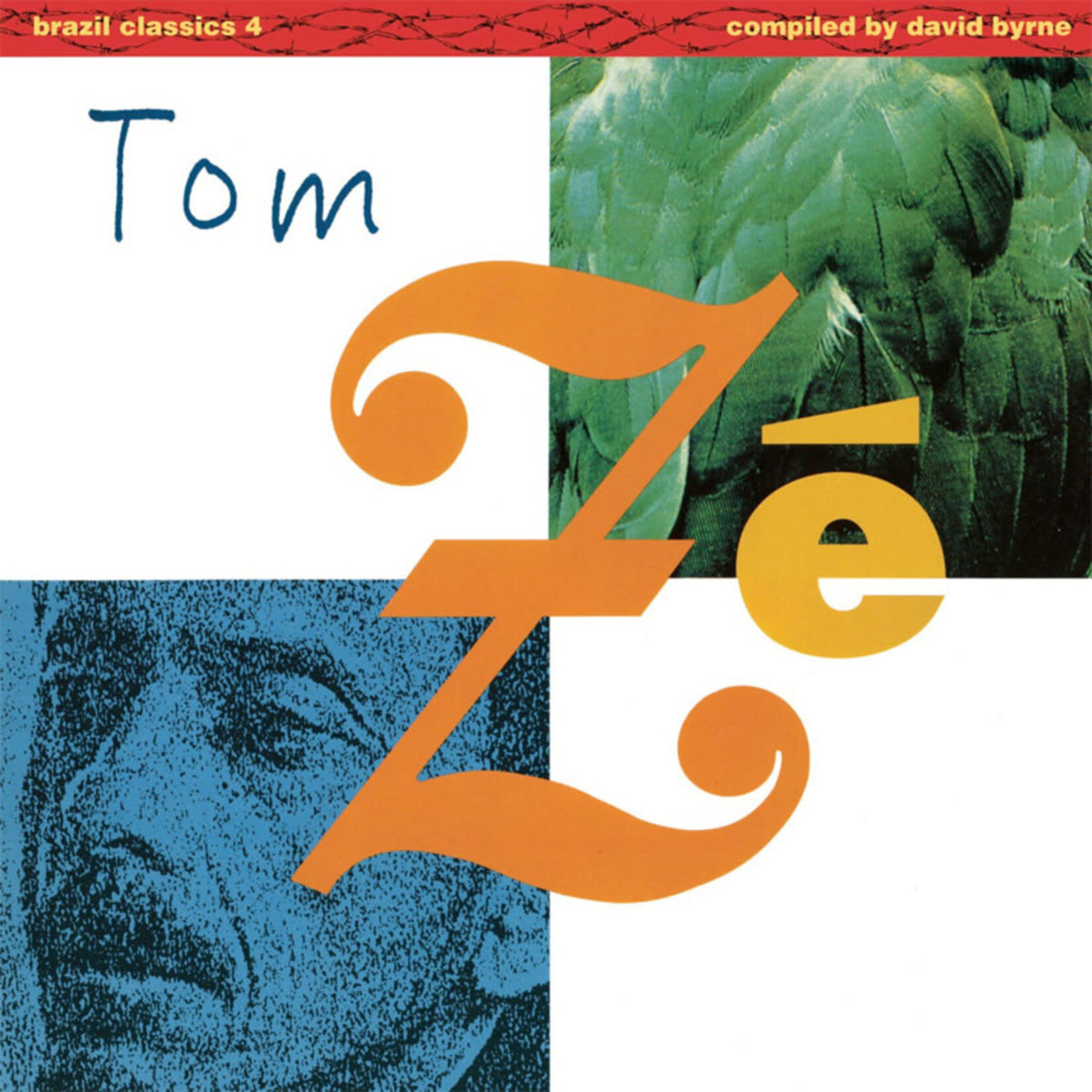[New Vinyl] Tom Ze - Brazil Classics 4, Massive Hits - The Best of Tom Ze (LP, compiled by David Byrne, "Brazilian" blue vinyl)