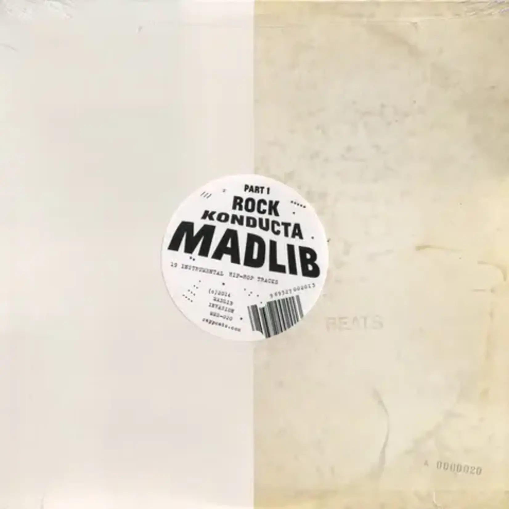 [New Vinyl] Madlib - Rock Konducta Pt. 1 (RSD Essentials, clear vinyl)