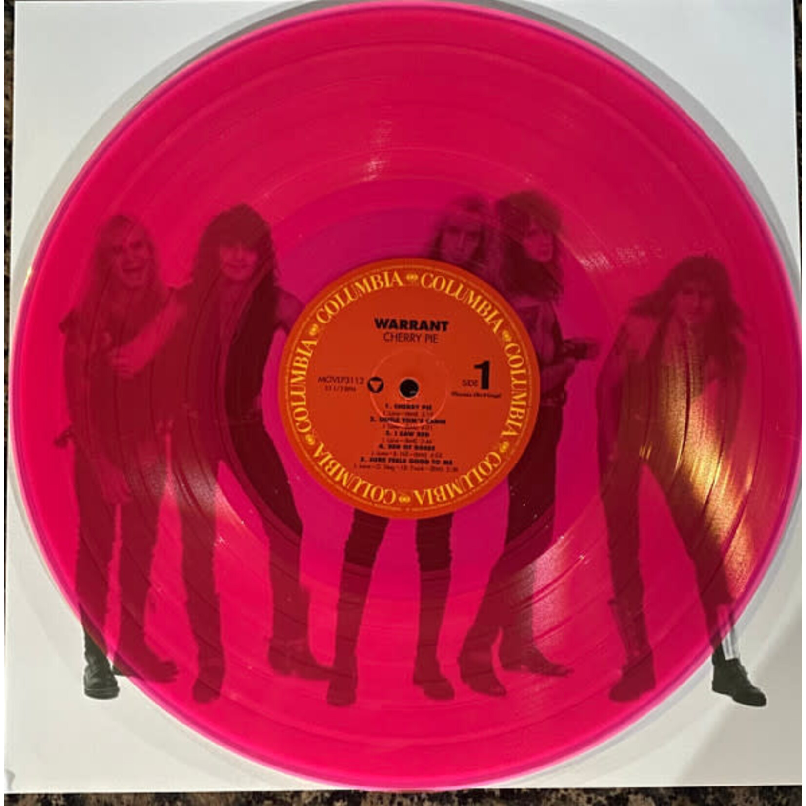 [New Vinyl] Warrant - Cherry Pie (cherry colored vinyl)
