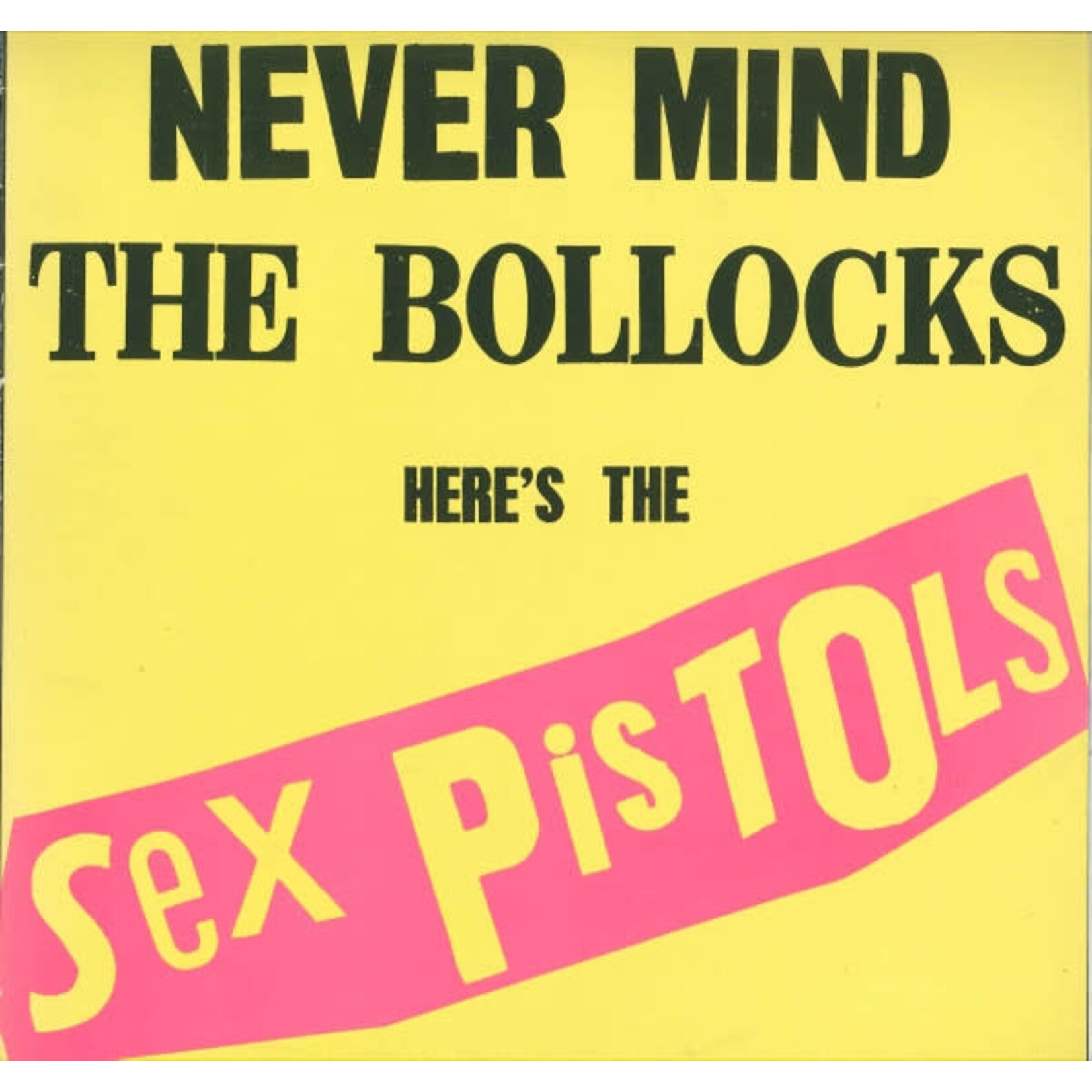 [Kollectible Vinyl] Sex Pistols - Never Mind the Bollocks (1977 UK, blank back w/ OG inner, Disc VG)