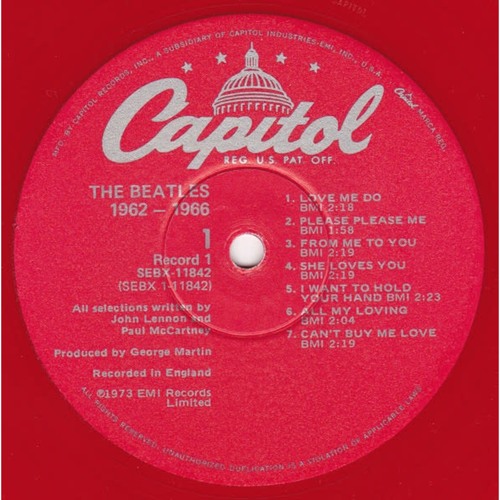 [Vintage] Beatles - 1962-1966 (red coloured vinyl)