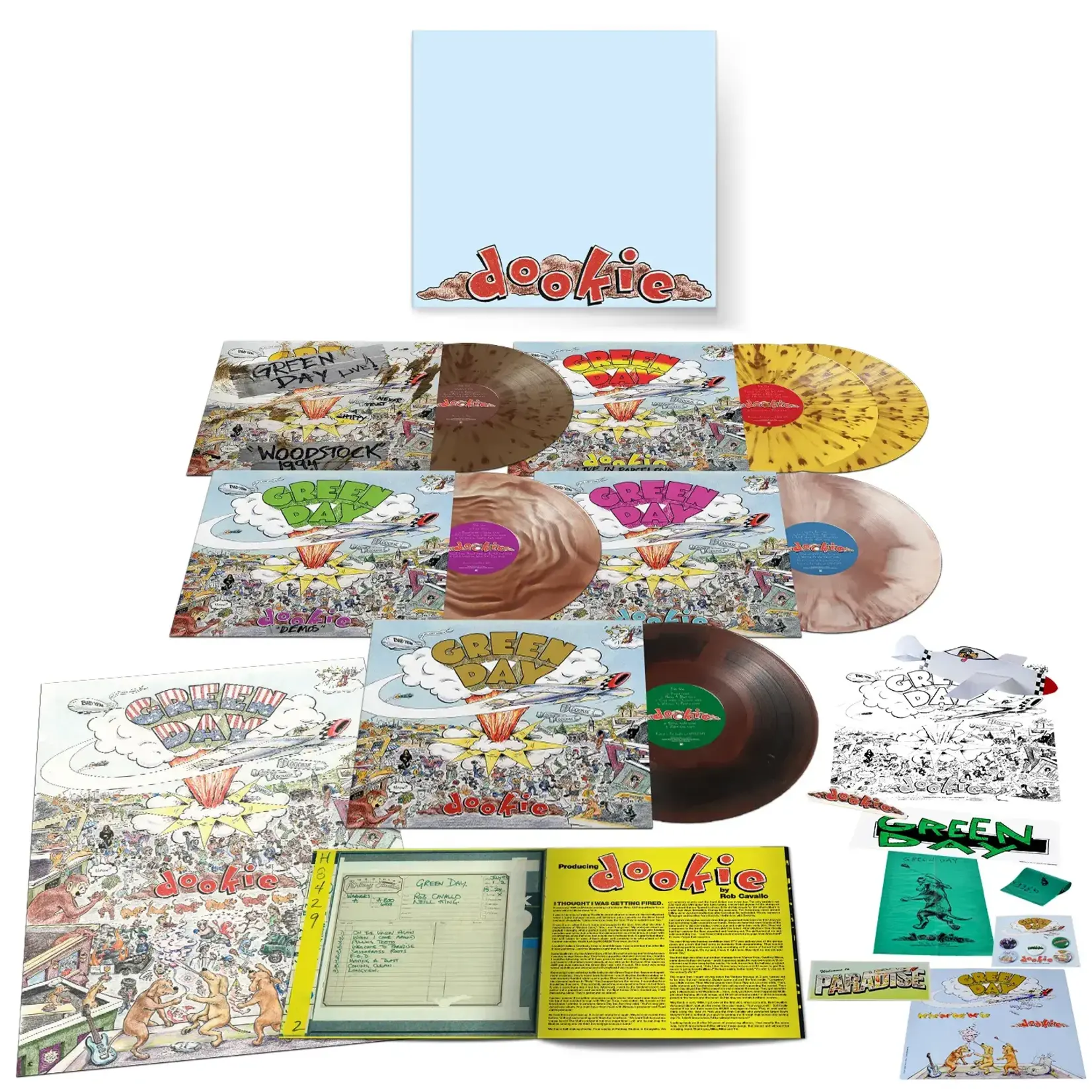 [New] Green Day - Dookie (6LP, 30th Anniversary, deluxe edition, brown viny, lindie exclusive)