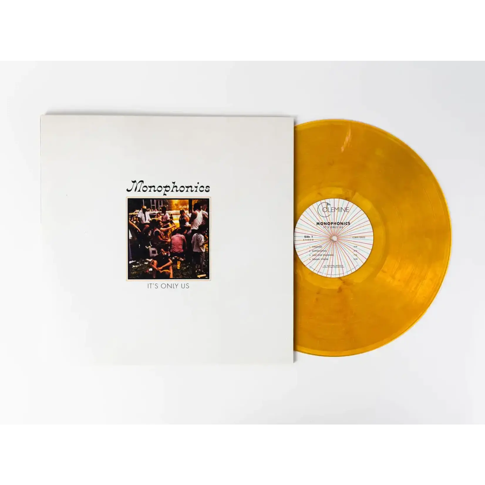 [New Vinyl] Monophonics - It's Only Us (butterscotch swirl coloured)