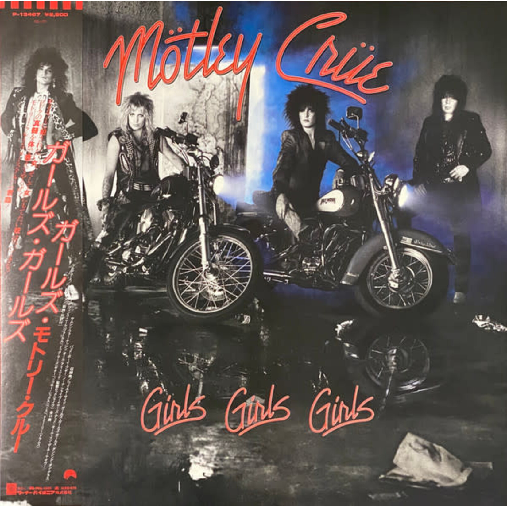 [Vintage] Motley Crue - Girls, Girls, Girls (w/OBI & Insert, cover VG)