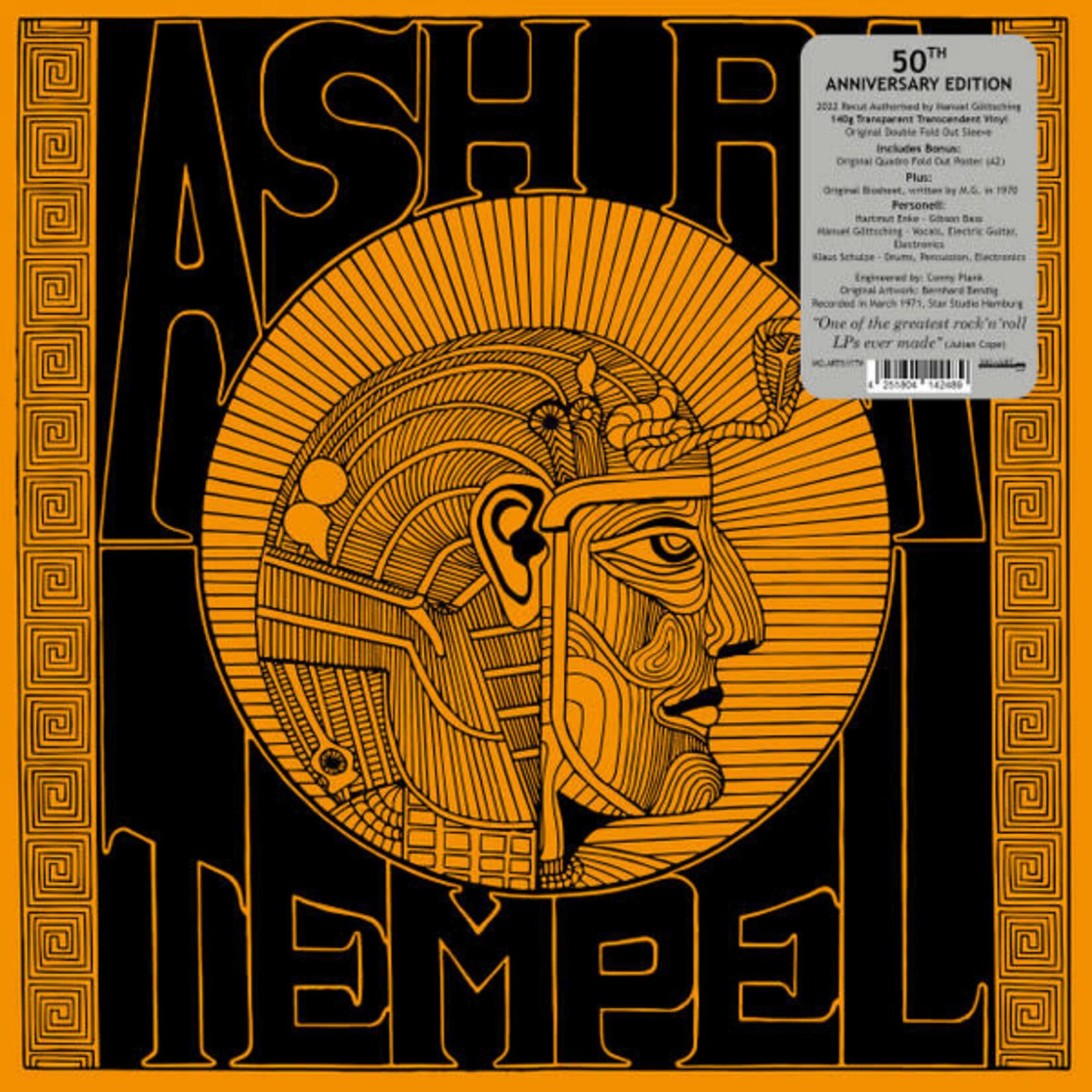 [New Vinyl] Ash Ra Tempel - Ash Ra Tempel (50th anniversary edition, transparent vinyl)