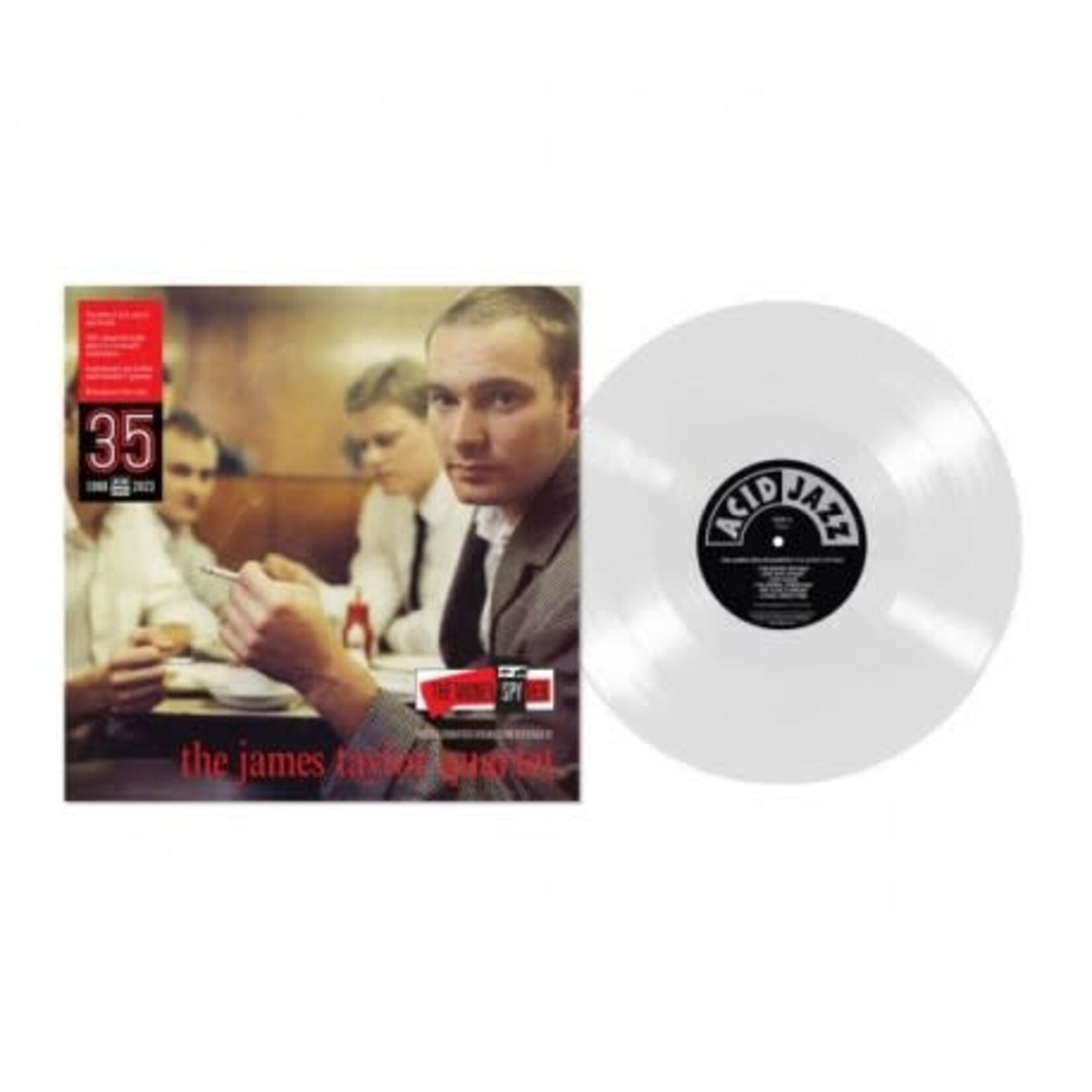 [New Vinyl] James Quartet Taylor - The Money Spyder (clear vinyl)