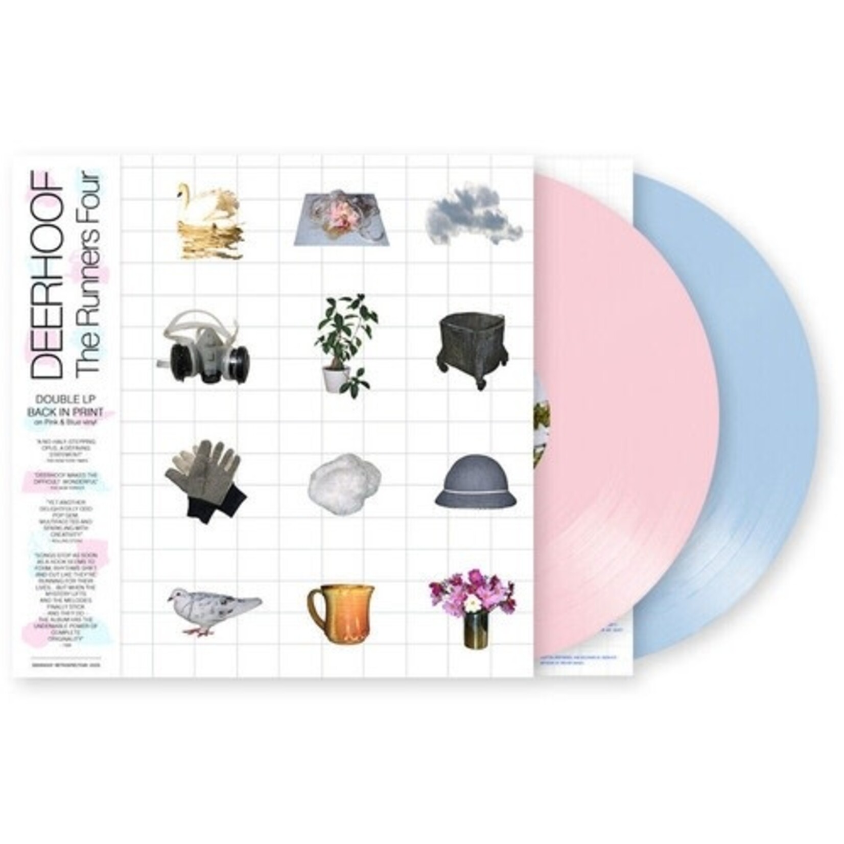 [New] Deerhoof - The Runners Four (2LP, pink & blue vinyl)