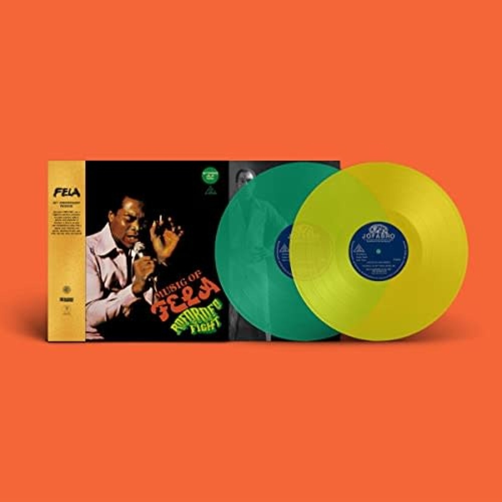 [New] Kuti, Fela: Roforofo Fight (2LP, transparent orange & green) [KNITTING FACTORY]