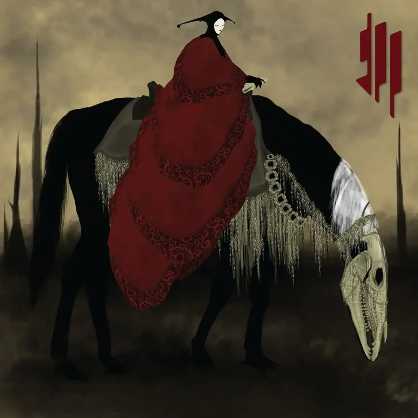 [New] Skrillex - Quest For Fire (2LP, translucent ruby vinyl)