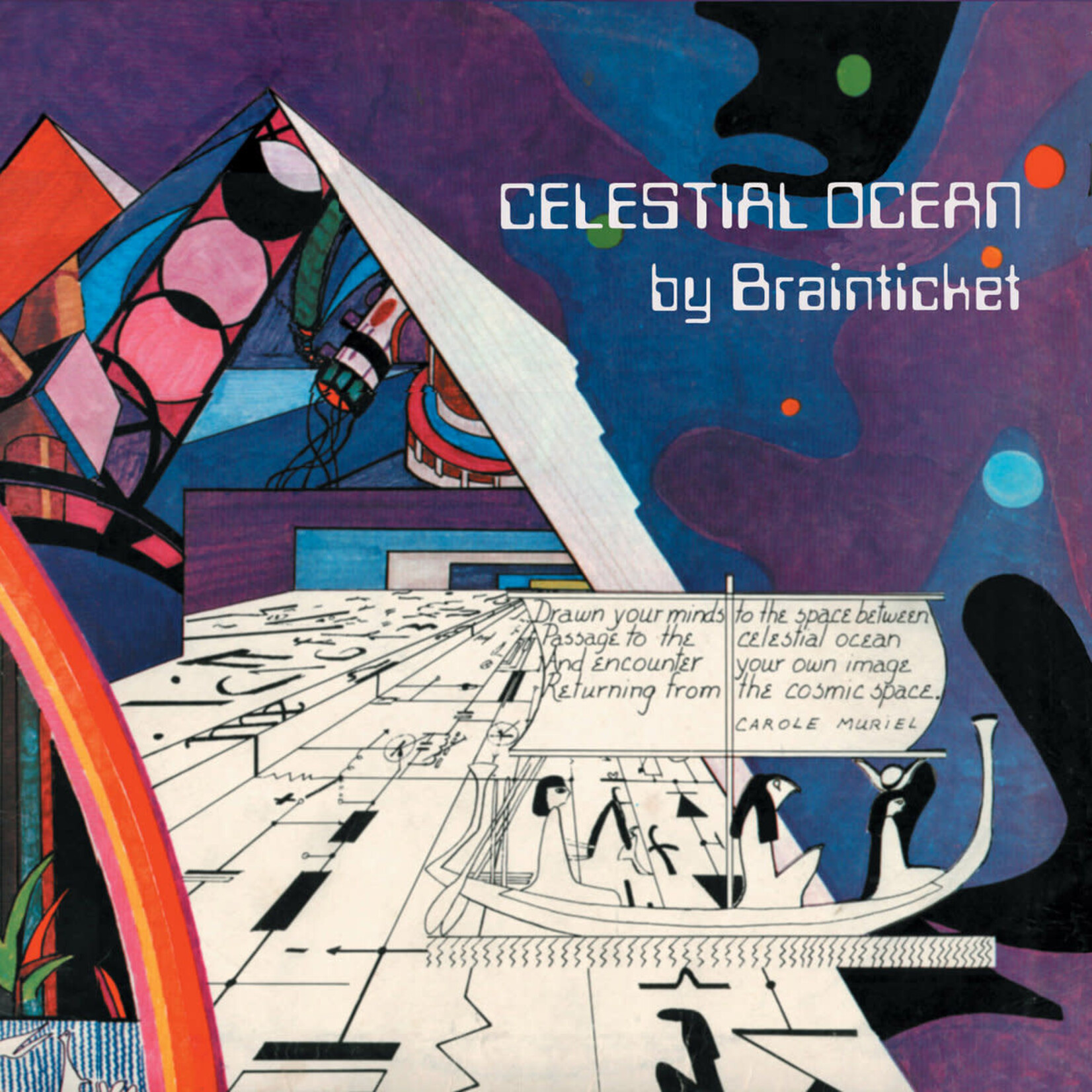 [New] Brainticket - Celestial Ocean (blue vinyl with red splatter)