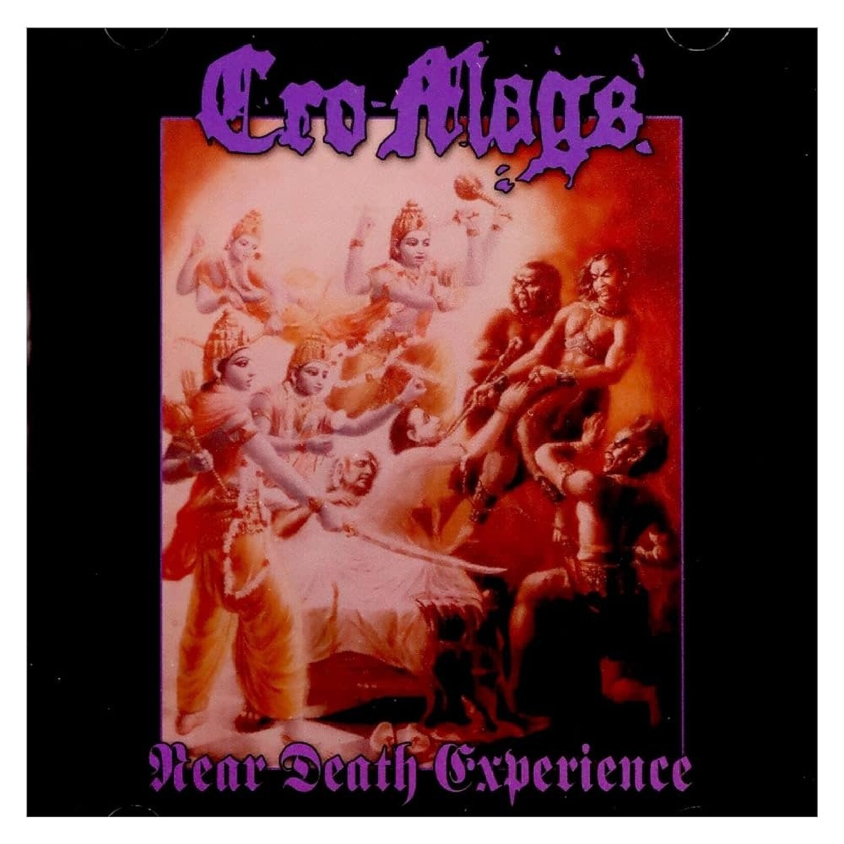 [New] Cro-Mags - Near Death Experience (clear vinyl with black & purple splatter)