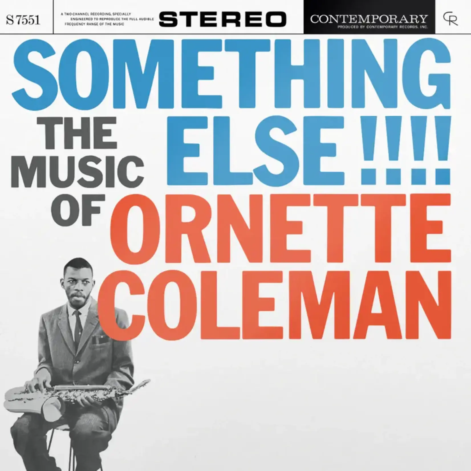 [New Vinyl] Ornette Coleman - Something Else!!!! (Contemporary Records Acoustic Sounds series)