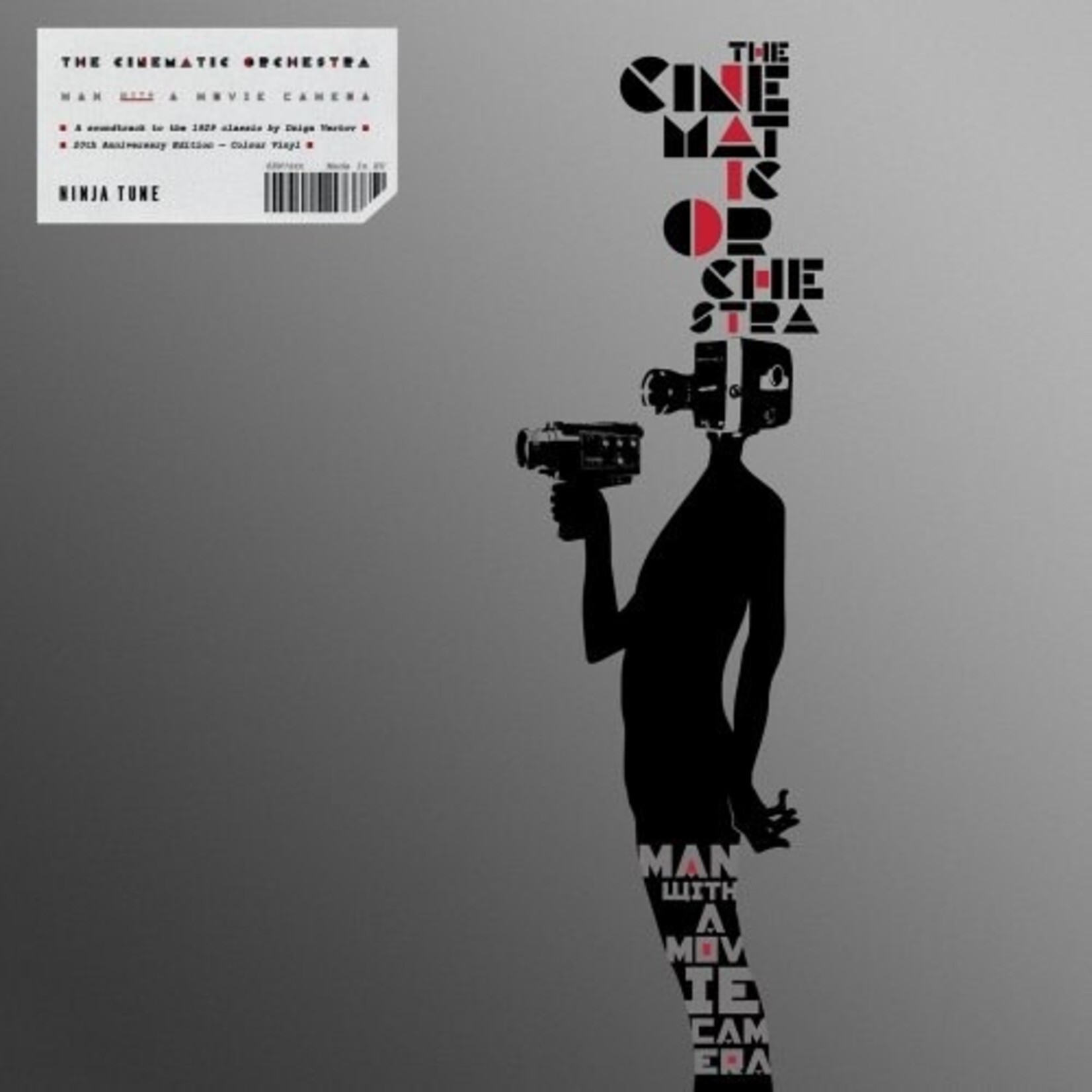[New Vinyl] The Cinematic Orchestra - Man With A Movie Camera (2LP) 20th Anniversary Edition, ashen & pewter grey vinyl)