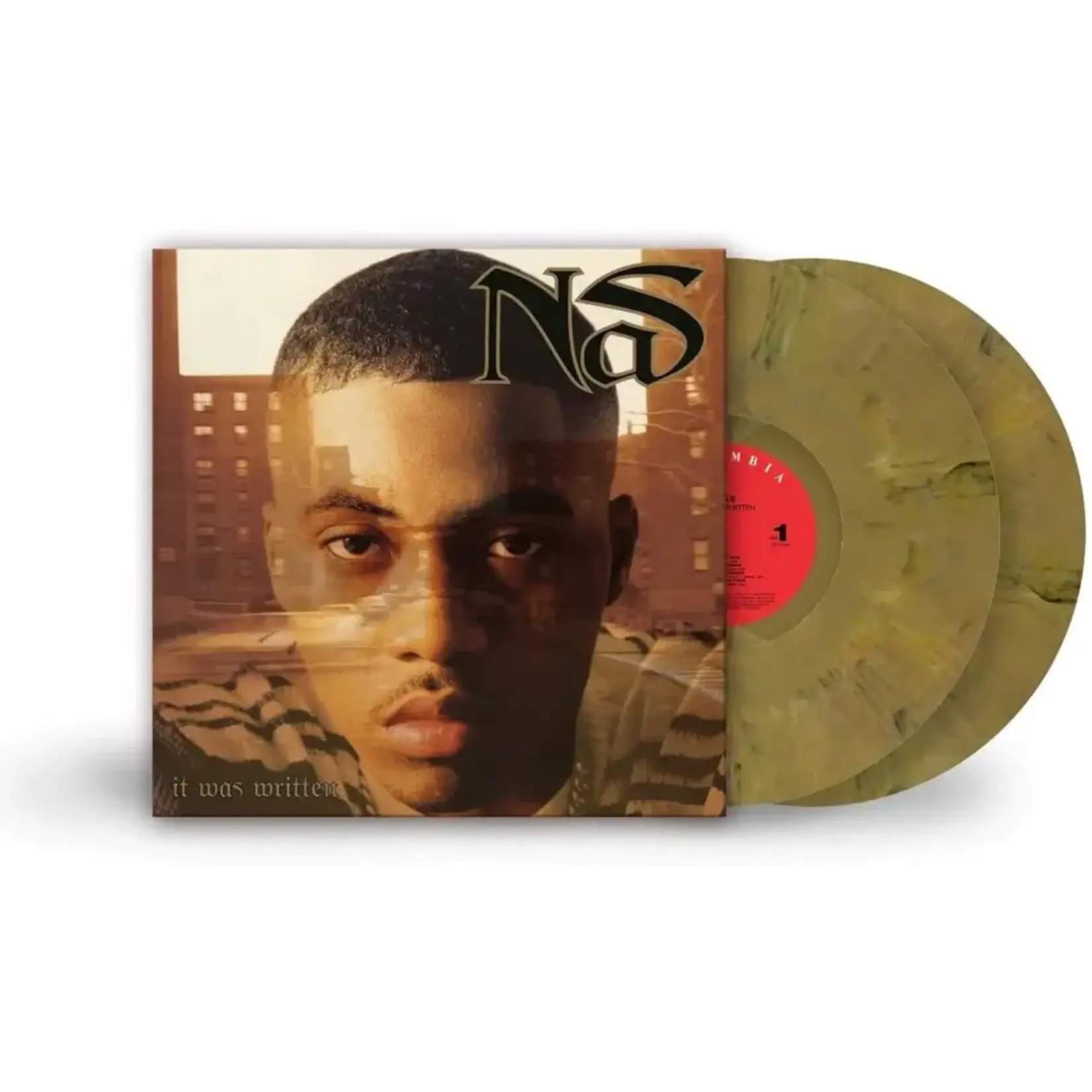 [New Vinyl] Nas - It Was Written (2LP, gold & black marble vinyl)
