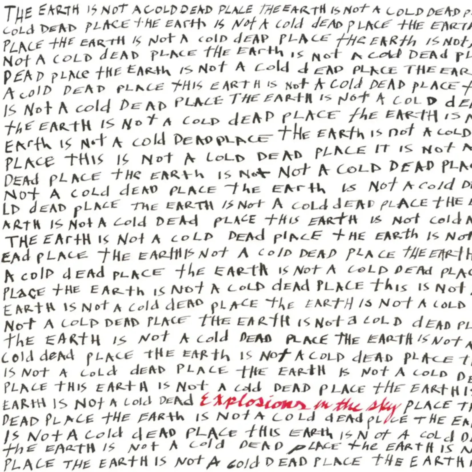 [New Vinyl] Explosions In the Sky - The Earth Is Not A Cold Dead Place (2LP, anniversary edition, opaque red vinyl)