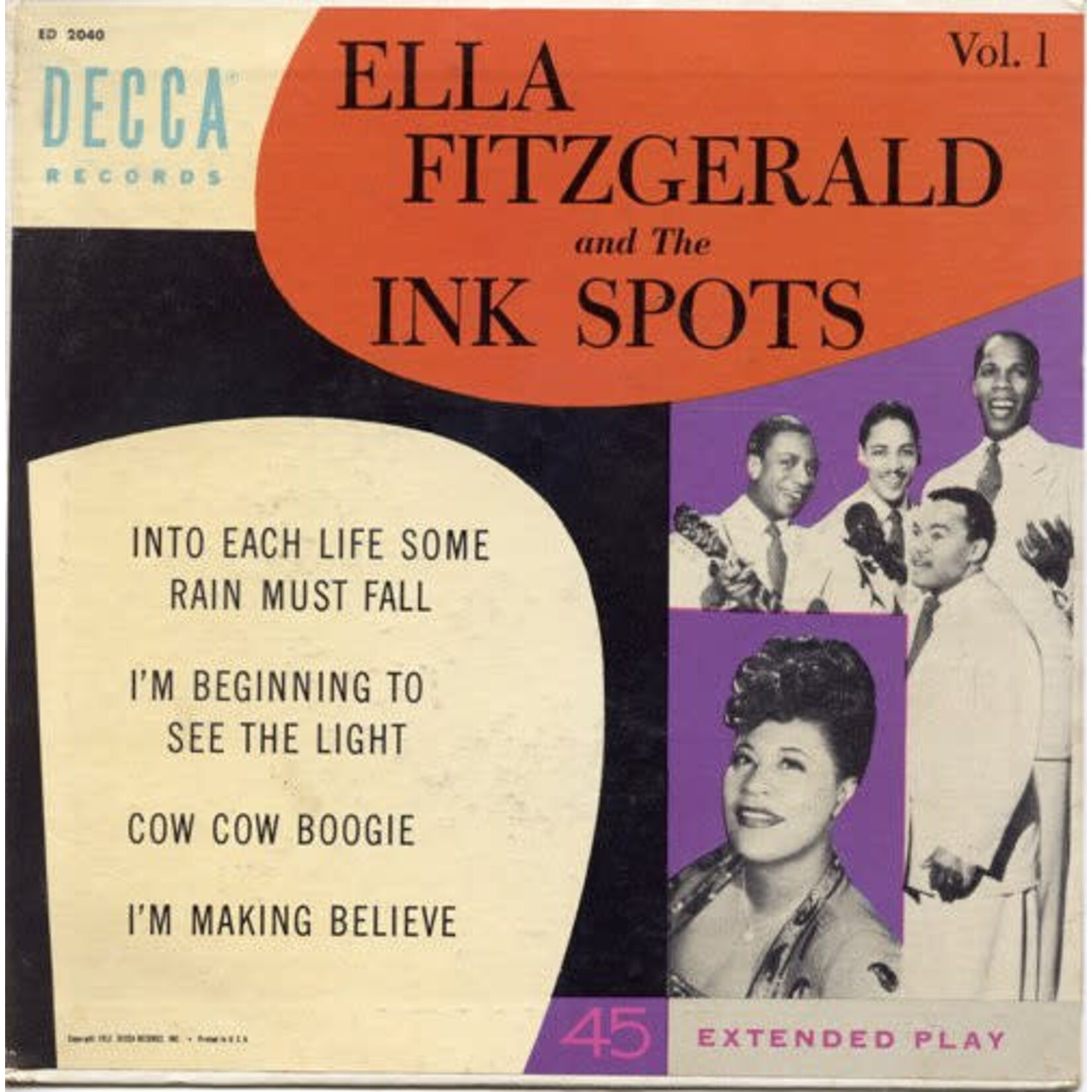 [Kollectible Vinyl] Fitzgerald, Ella & the Ink Spots: Vol 1. [KOLLECTIBLES]